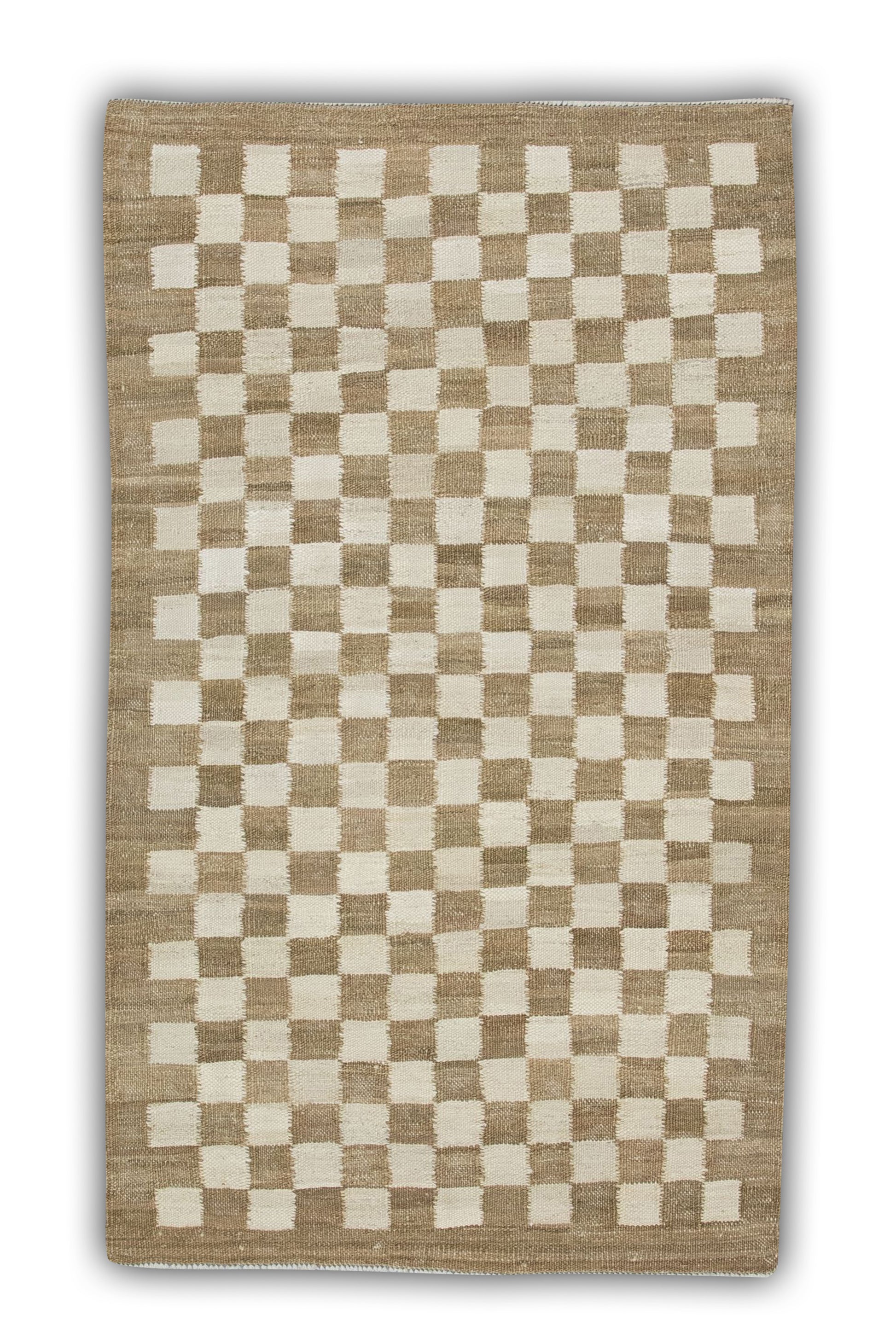 Oriental Flatweave Turkish Kilim 2'7" x 4'6" #4349