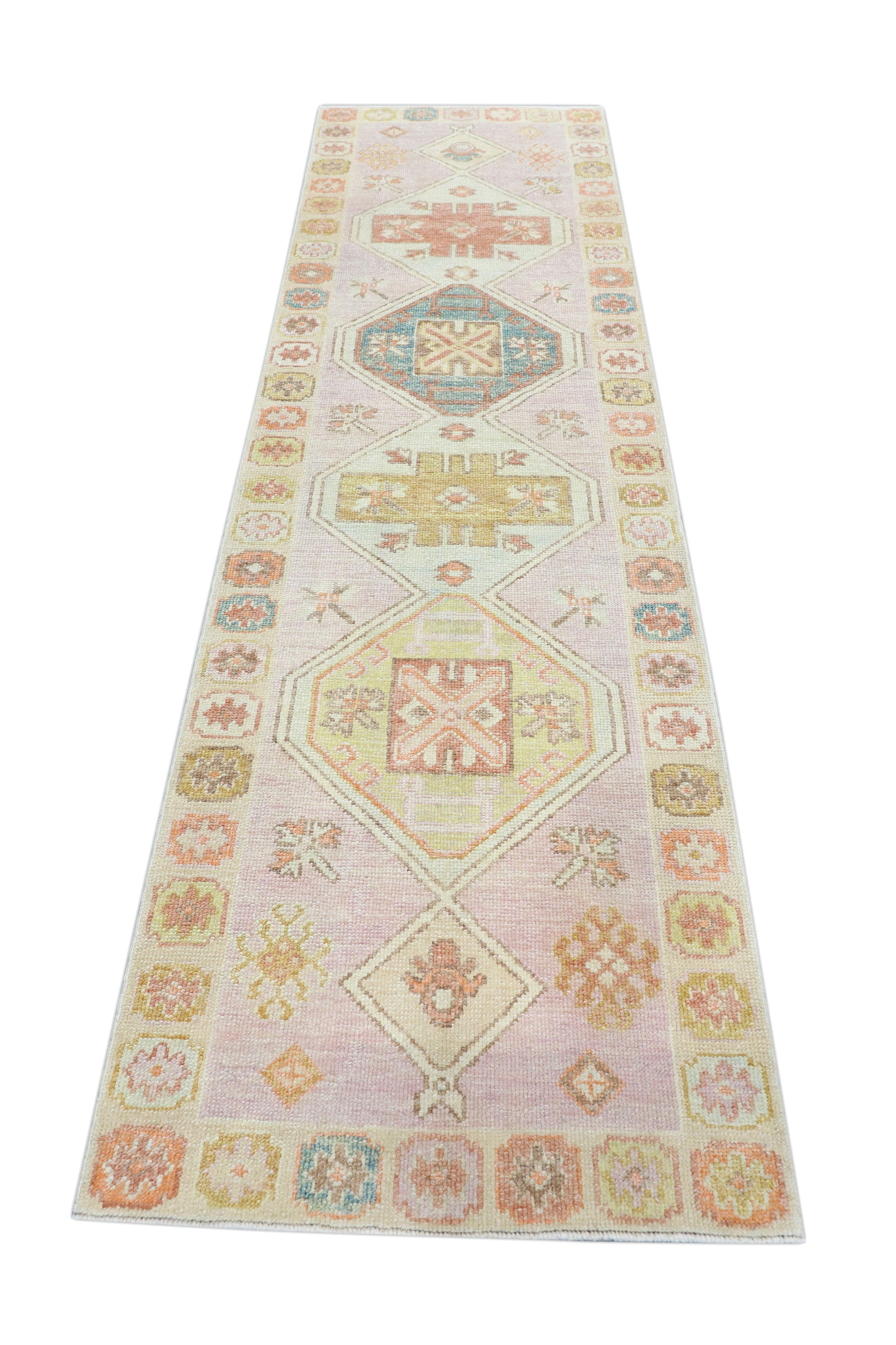 Turkish Oushak Rug 2'11" x 10'1" #4084