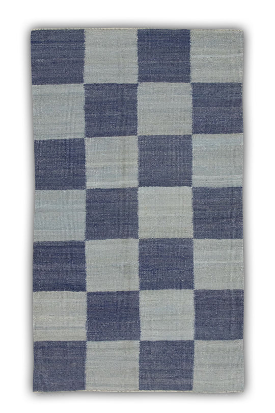 #4340 Oriental Flat Weave Turkish Kilim 2'9" x 4'8"