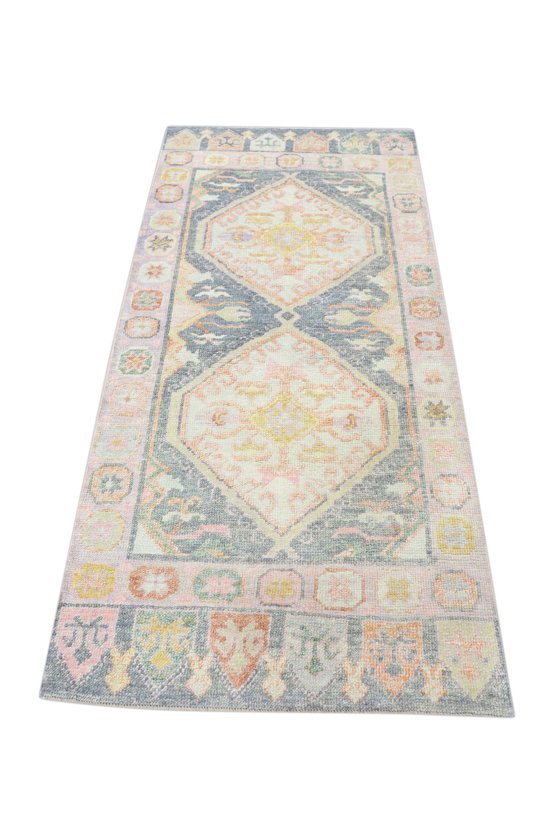 Turkish Oushak Rug 3' x 6'7" #4421