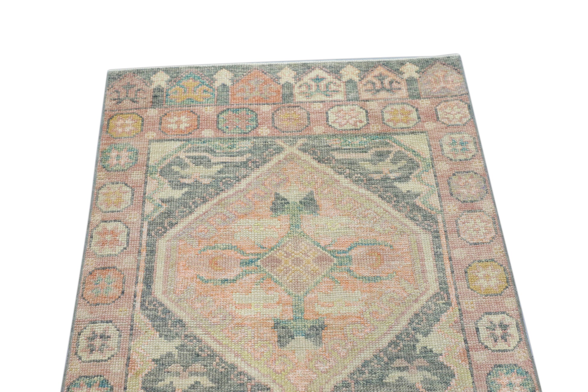 Turkish Oushak Rug 3' x 6' #4420