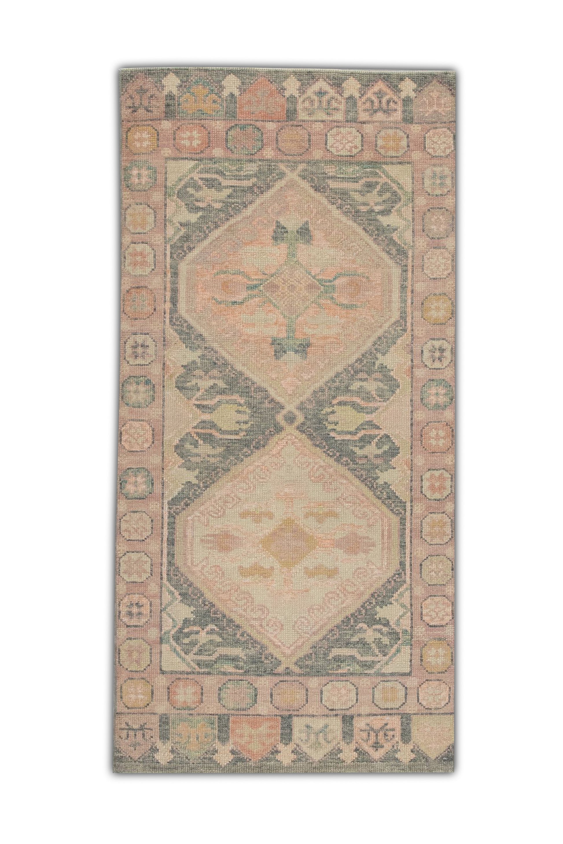 Turkish Oushak Rug 3' x 6' #4420
