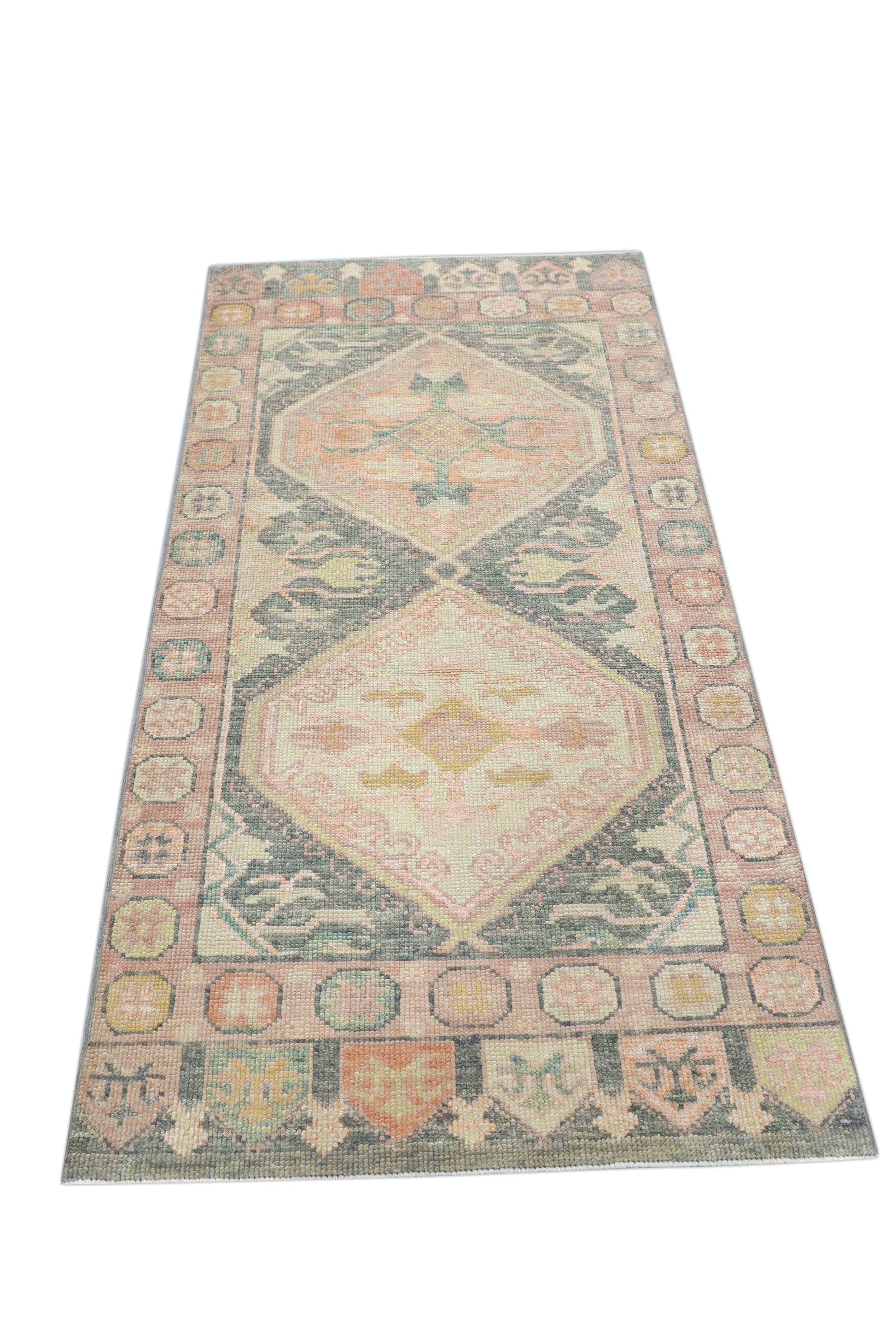 Turkish Oushak Rug 3' x 6' #4420