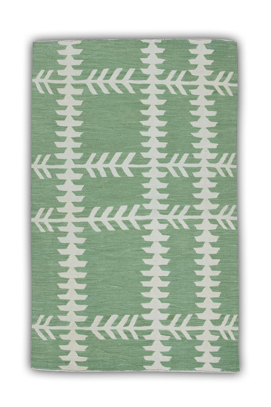 #6504 Oriental Flat Weave Turkish Kilim 2'11" x 4'9"