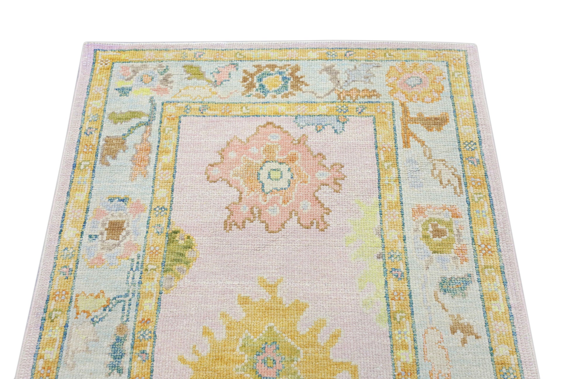 Turkish Oushak Rug 3'1" x 6'8" #4076