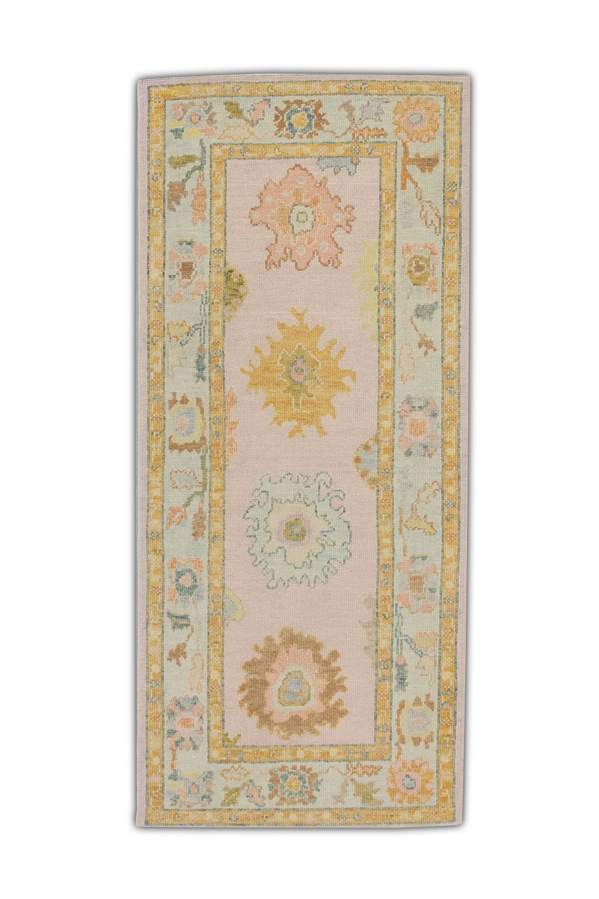 Turkish Oushak Rug 3'1" x 6'8" #4076