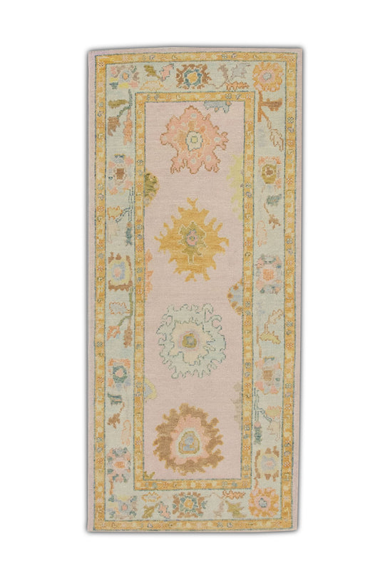 #4076 Turkish Oushak 3'1" x 6'8"