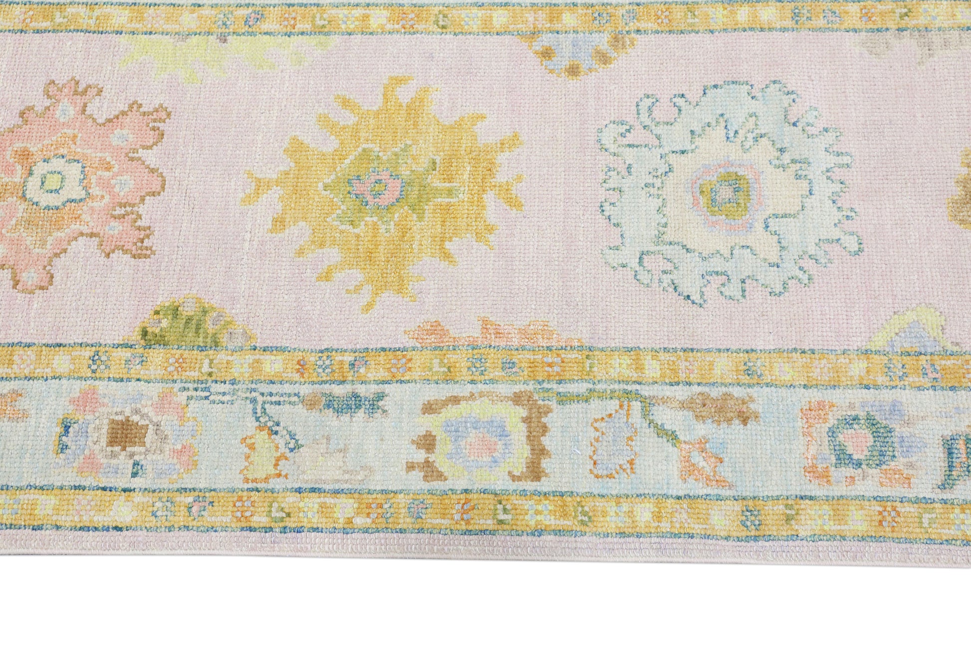 Turkish Oushak Rug 3'1" x 6'8" #4076