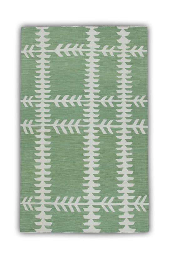 #6505 Oriental Flat Weave Turkish Kilim 2'11" x 4'9"