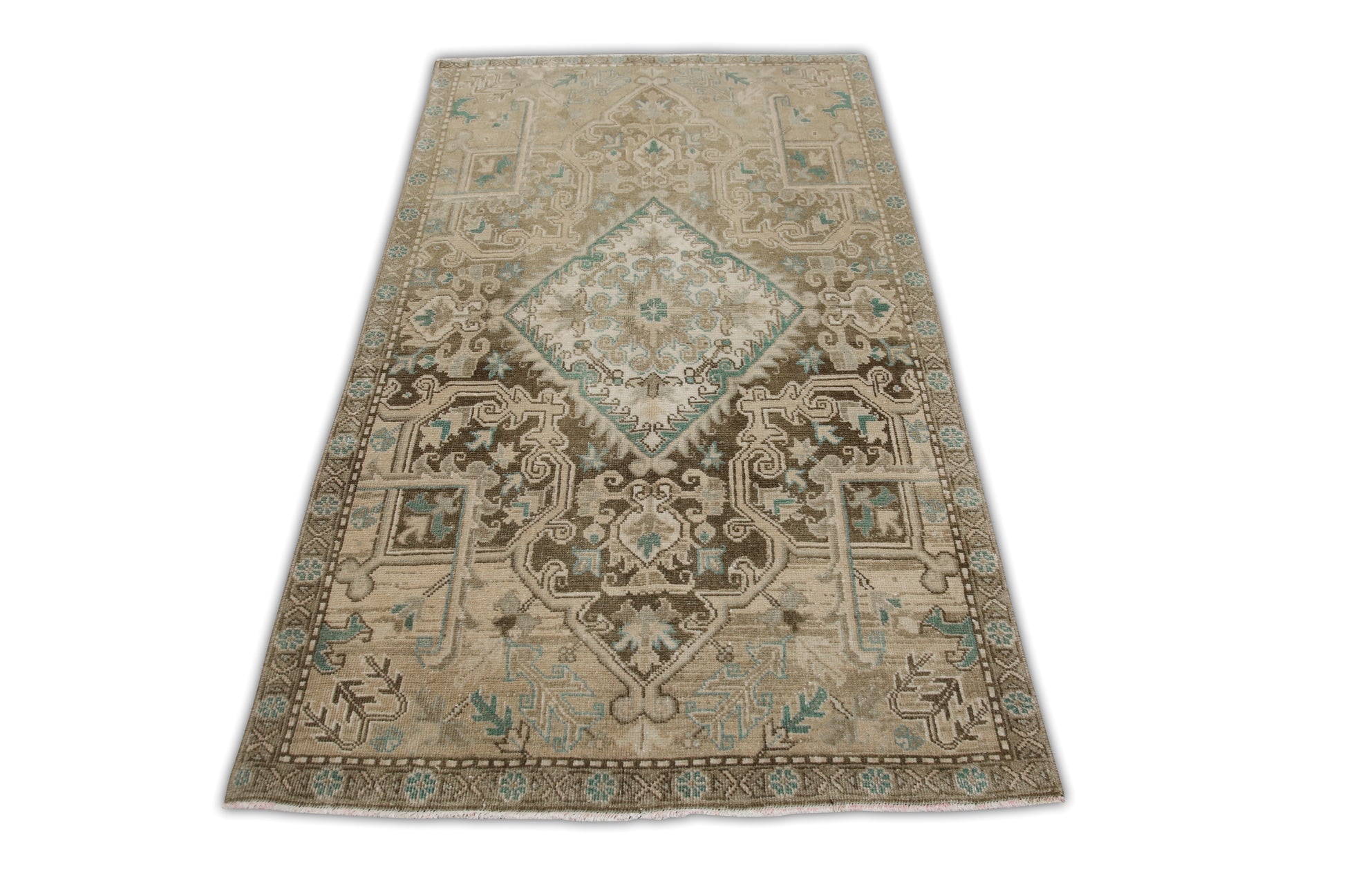 Turkish Oushak Rug 3'4" x 5'9" #7396