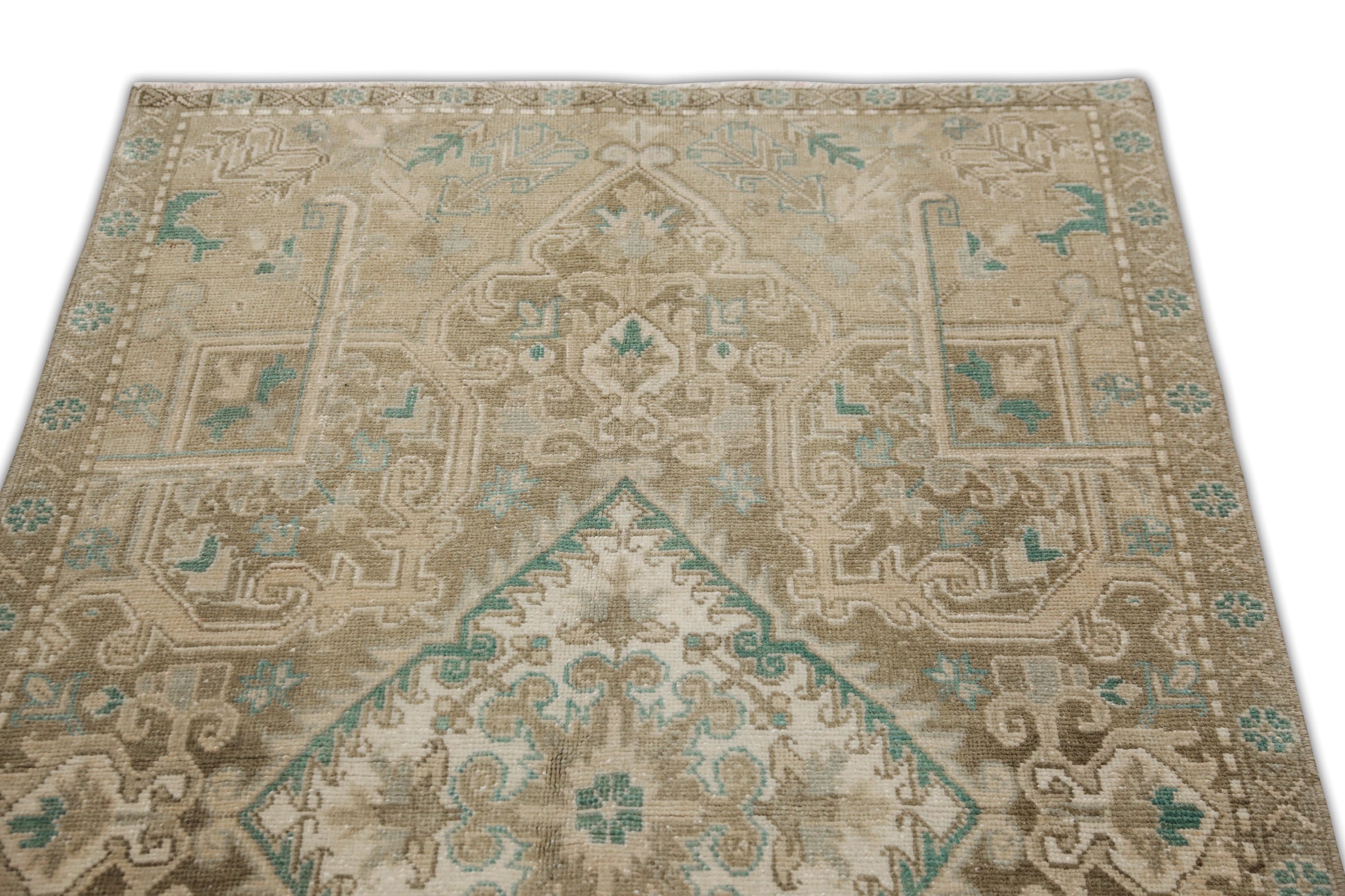 Turkish Oushak Rug 3'4" x 5'9" #7396