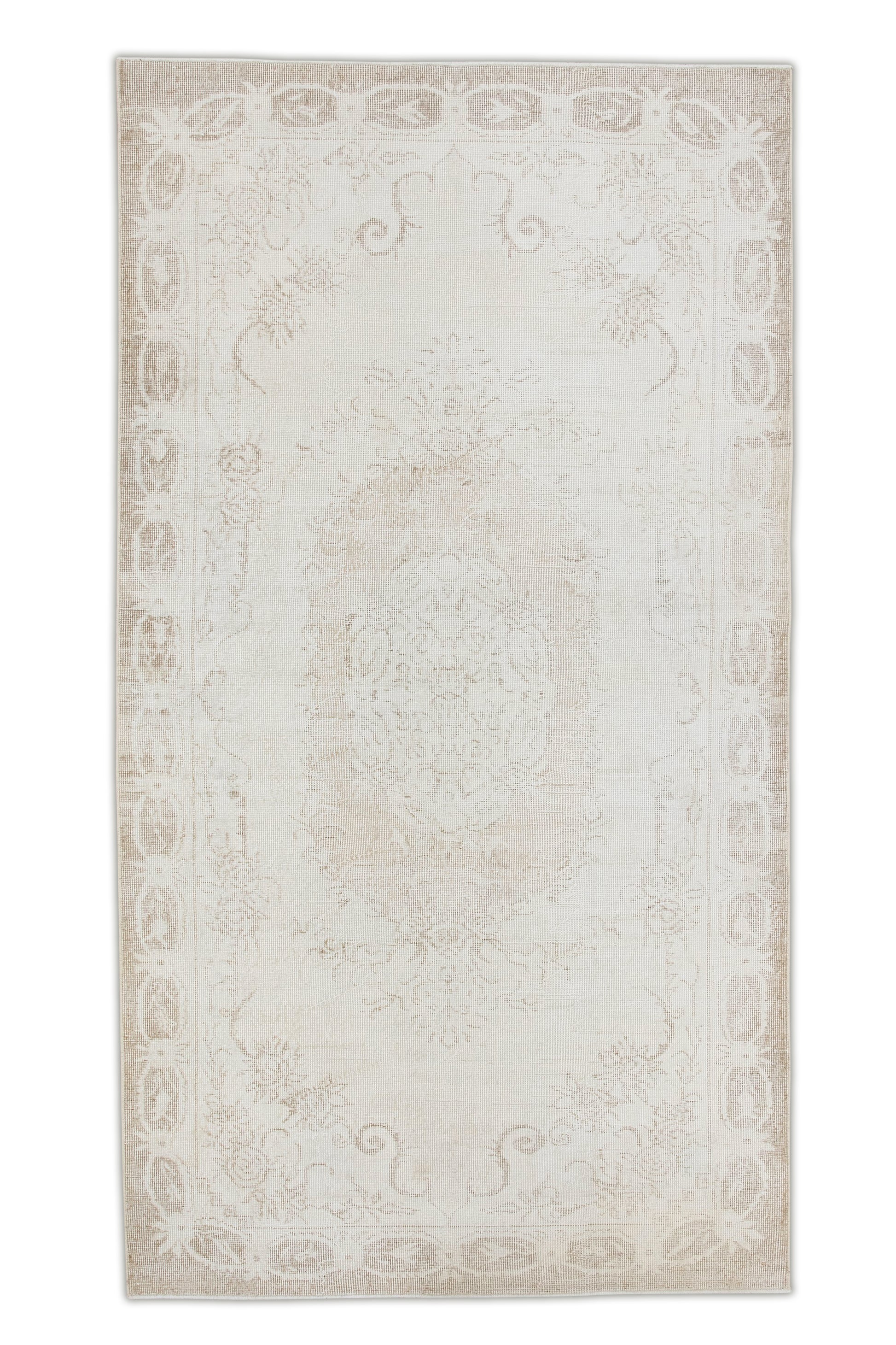 Turkish Vintage Anatolian Rug  4'5" x 8'3" #6061