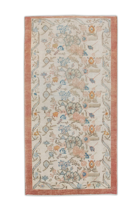 #6981 Turkish Vintage Anatolian Rug  3'3" x 6'4"