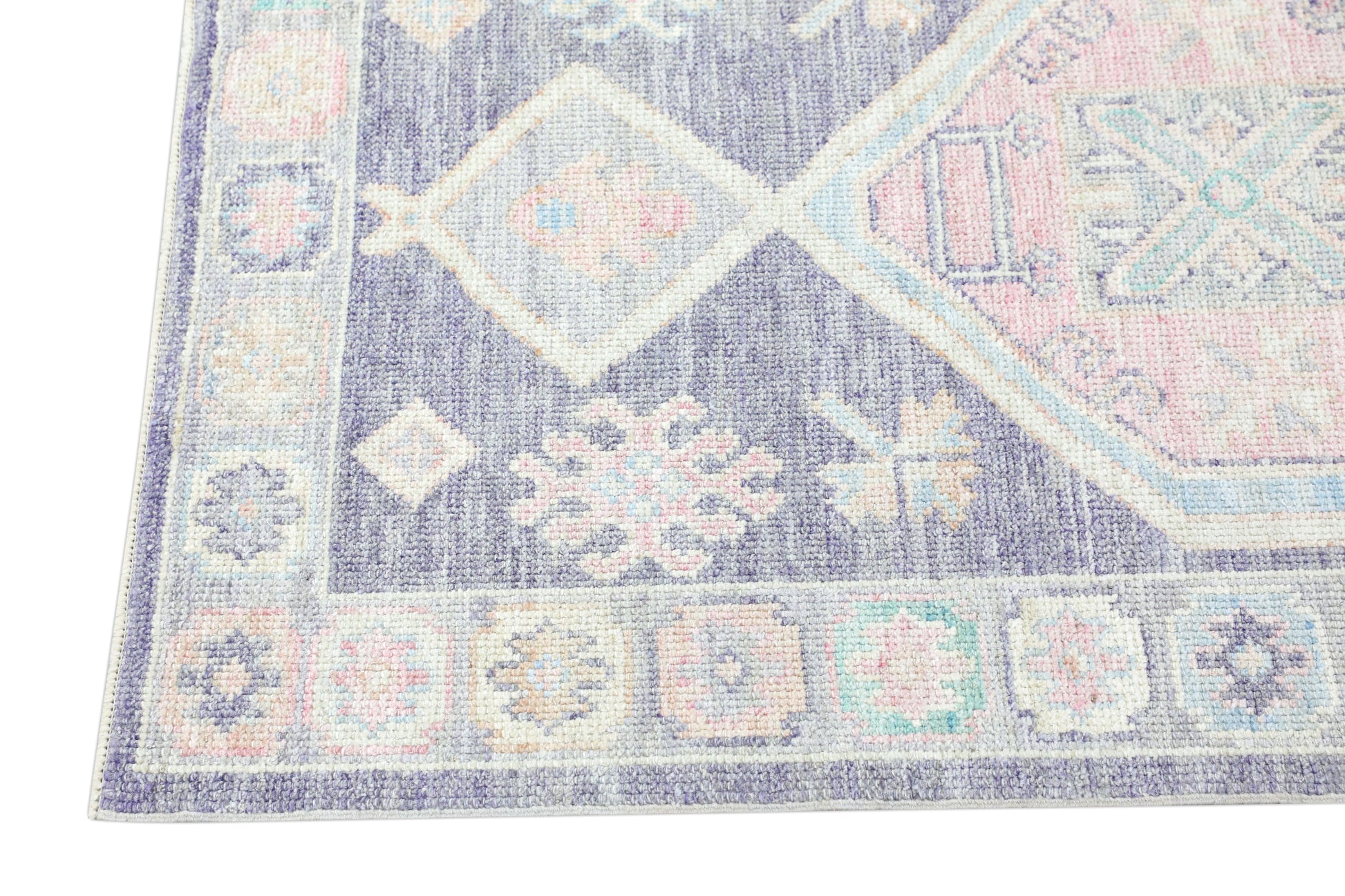 Turkish Oushak Rug 3'3" x 12'11" #4228