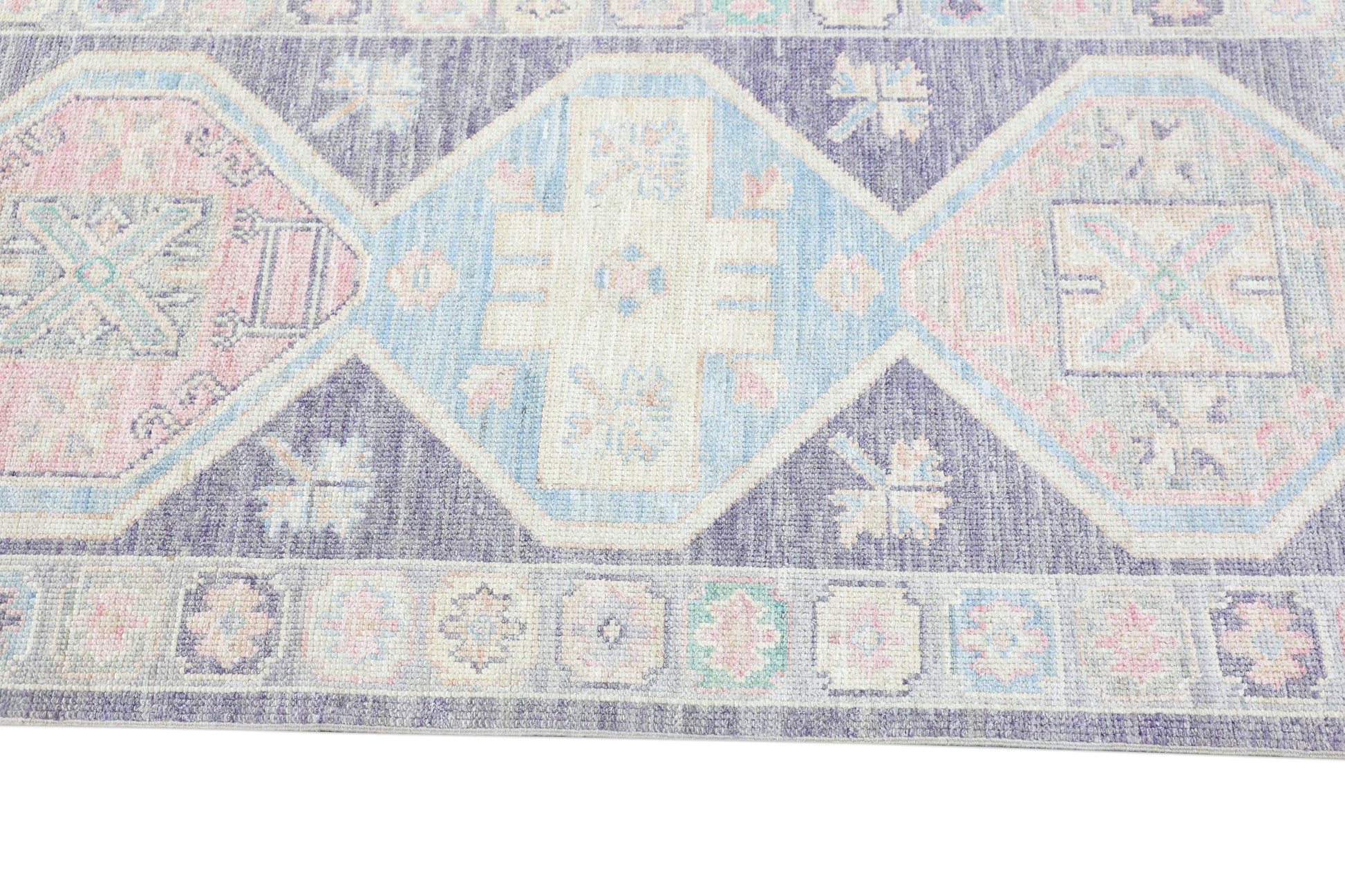 Turkish Oushak Rug 3'3" x 12'11" #4228