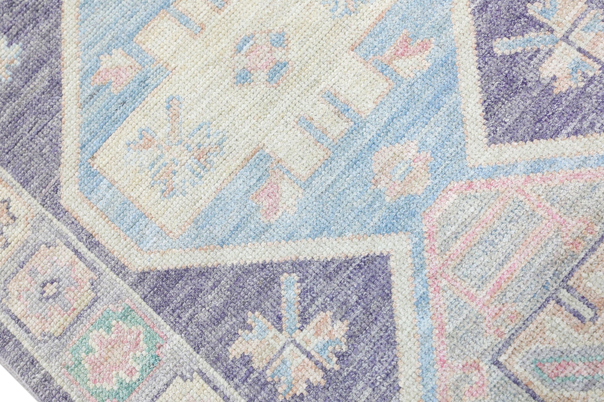 Turkish Oushak Rug 3'3" x 12'11" #4228