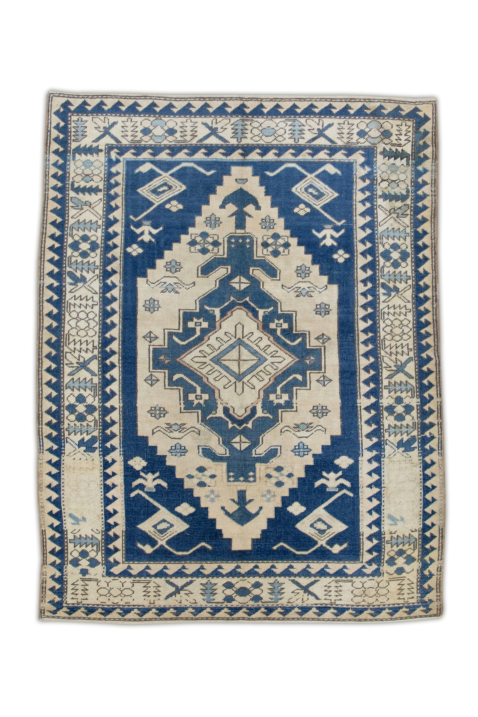 Turkish Vintage Rug 4'10" x 6'5" #504