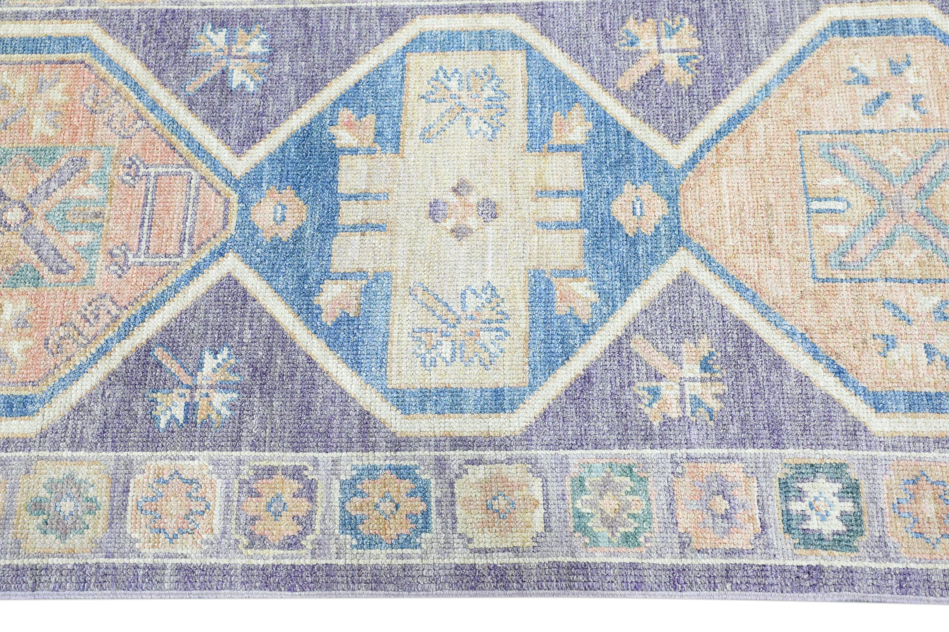 Turkish Oushak Rug 3' x 8'7" #4101