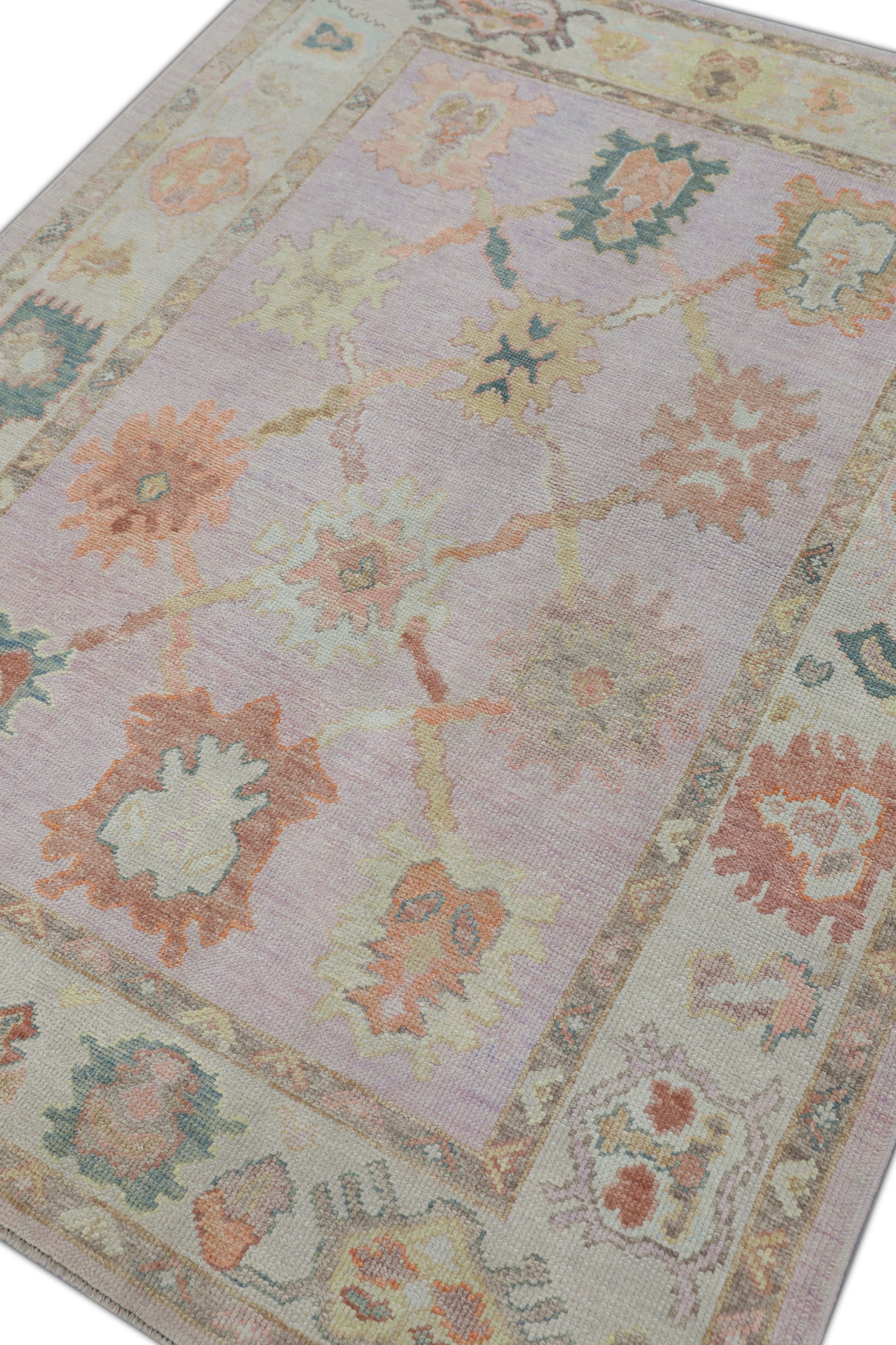 Turkish Oushak Rug 5'2" x 6'7" #2685