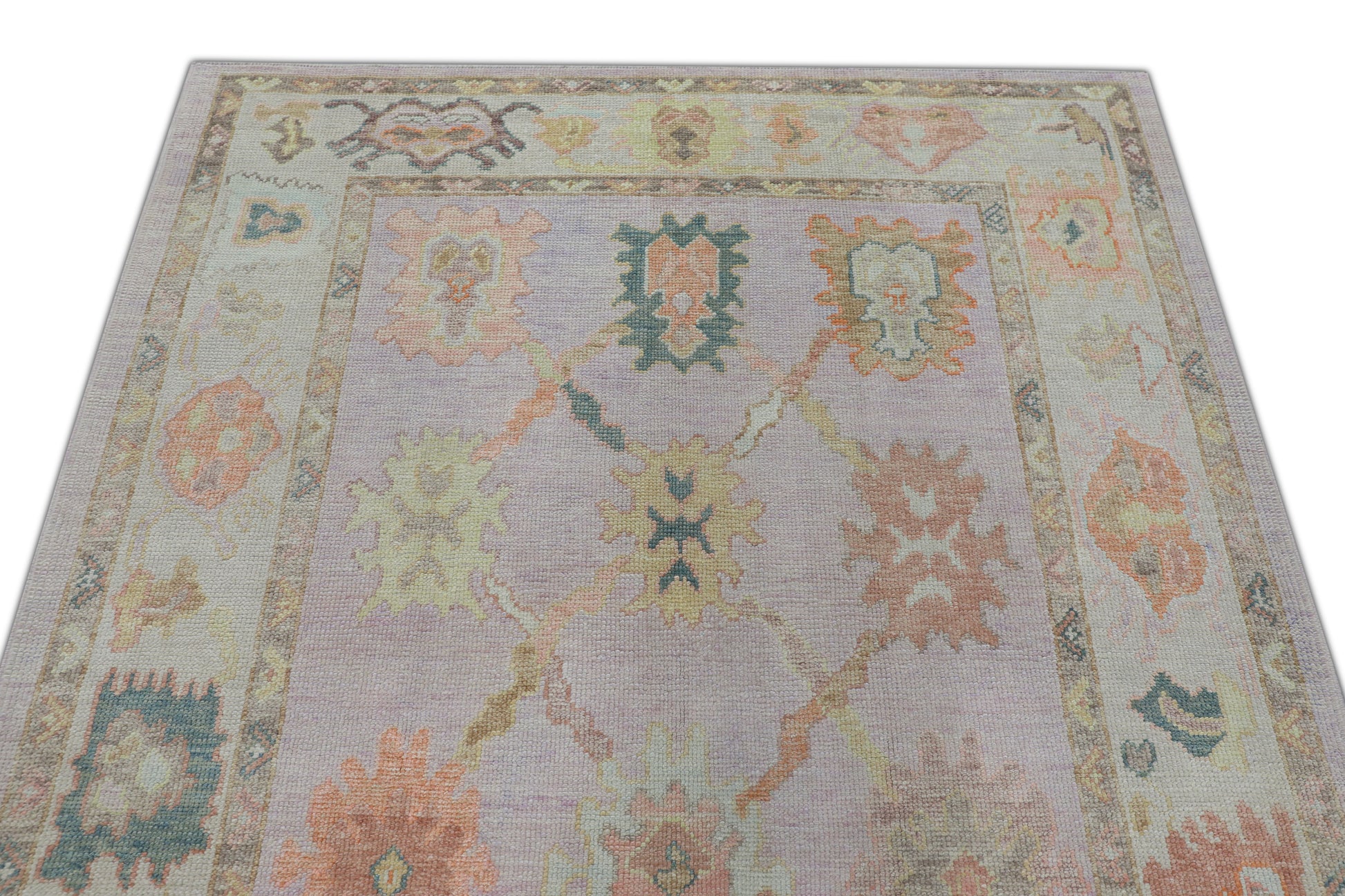 Turkish Oushak Rug 5'2" x 6'7" #2685