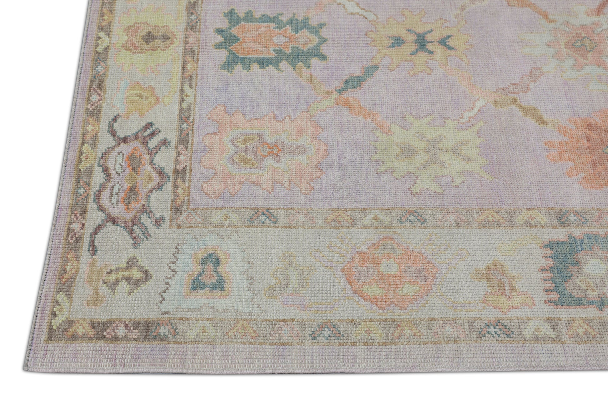 Turkish Oushak Rug 5'2" x 6'7" #2685