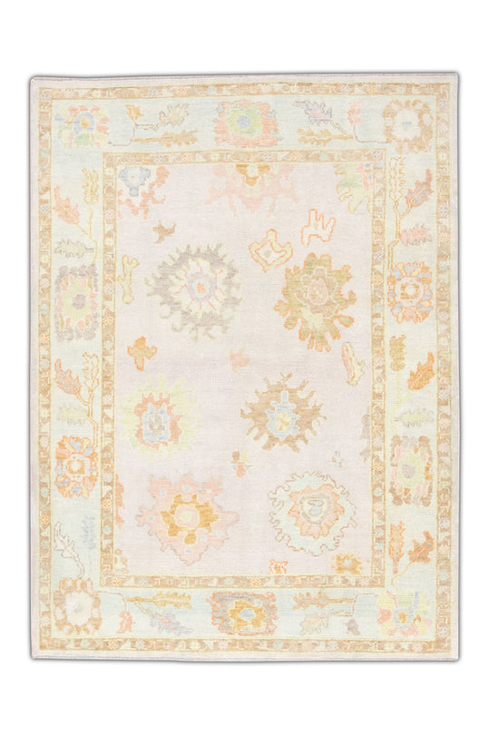 #2791 Turkish Oushak 4'11" x 6'7"