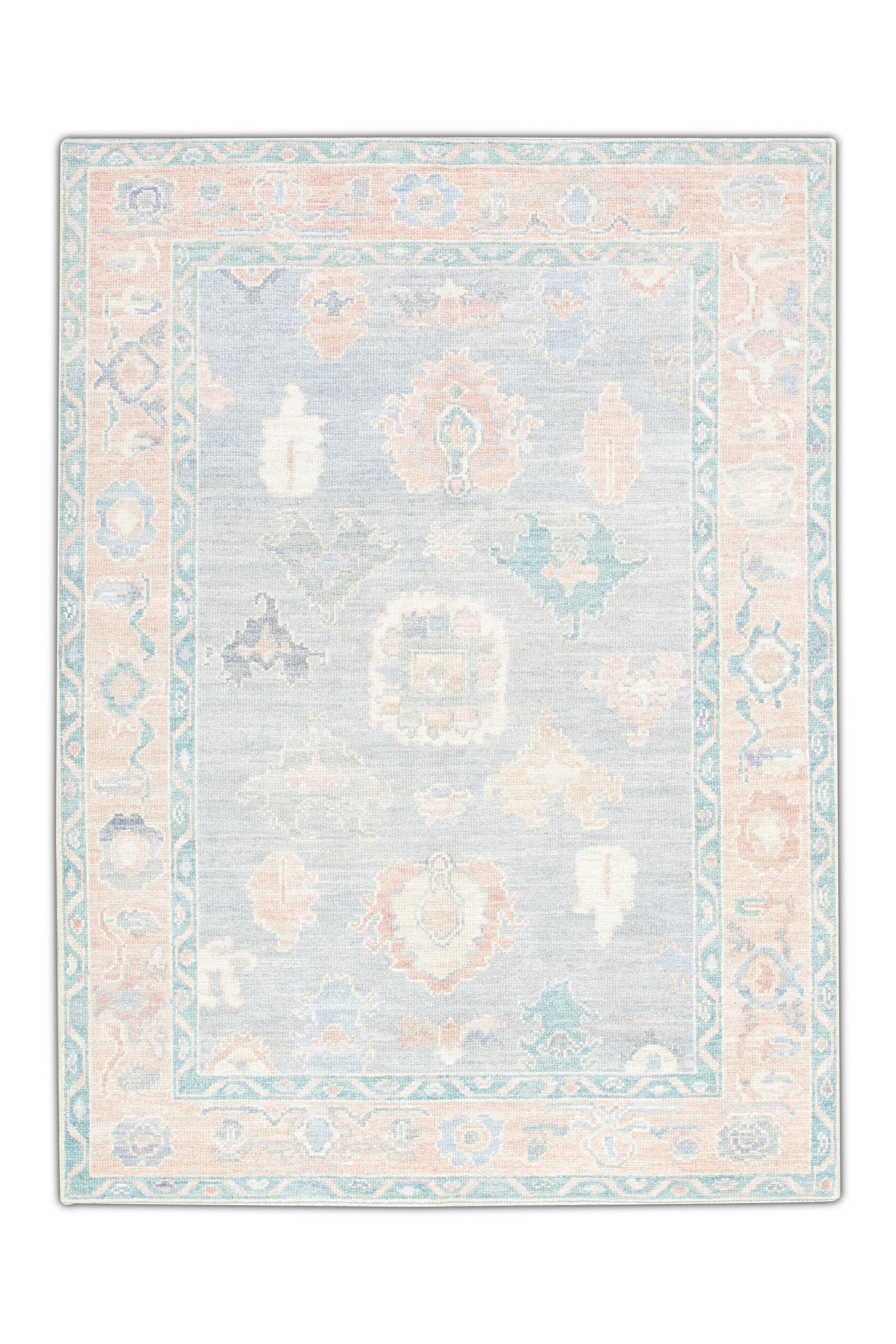 Turkish Oushak Rug 4'11" x 7' #2611