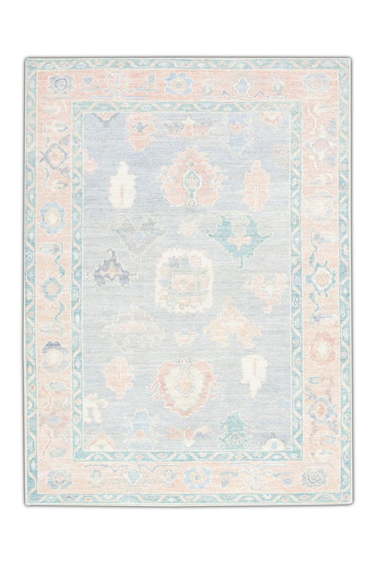 #2611 Turkish Oushak 4'11" x 7'