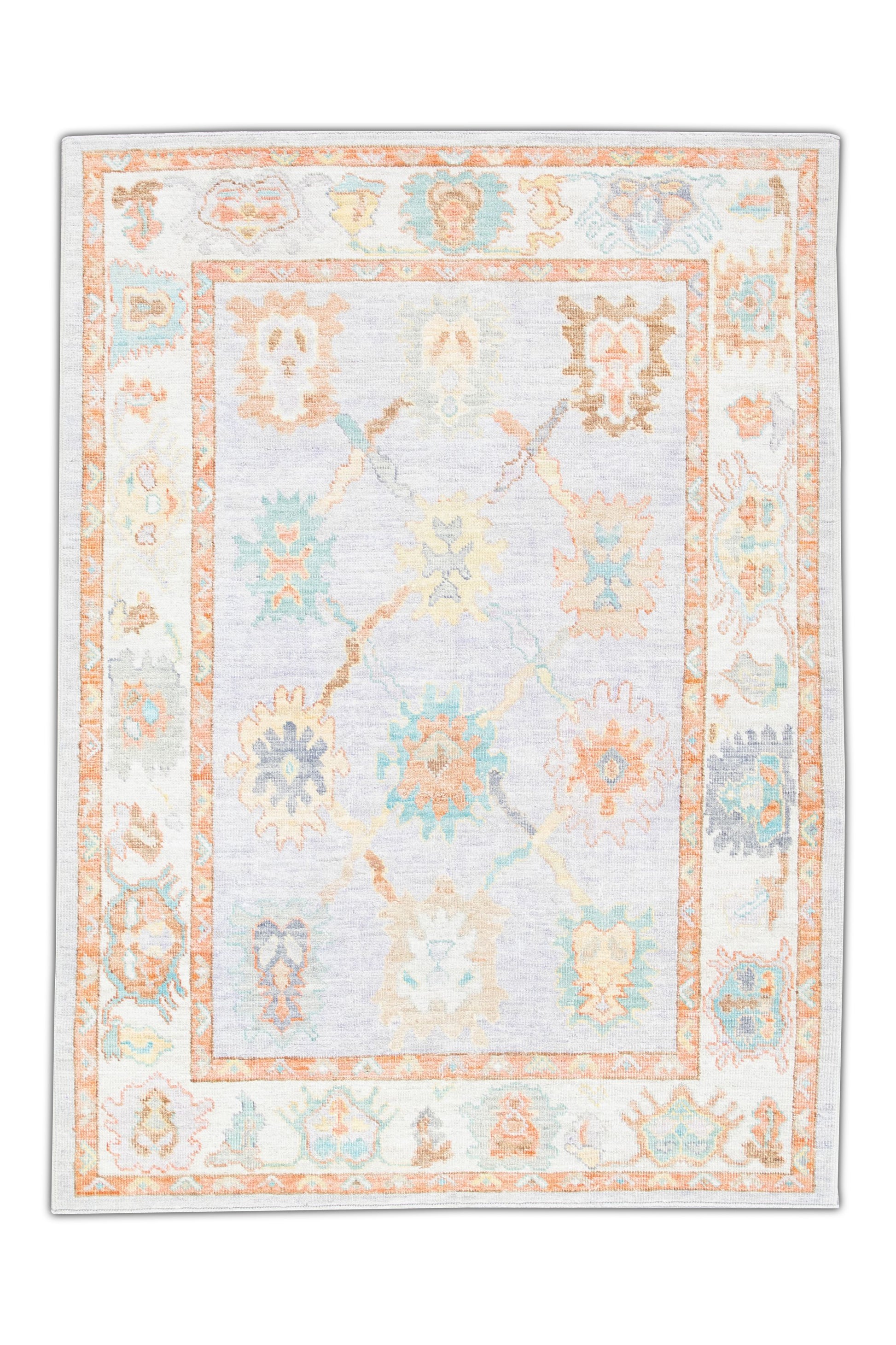 Turkish Oushak Rug 5'2" x 7' #2622
