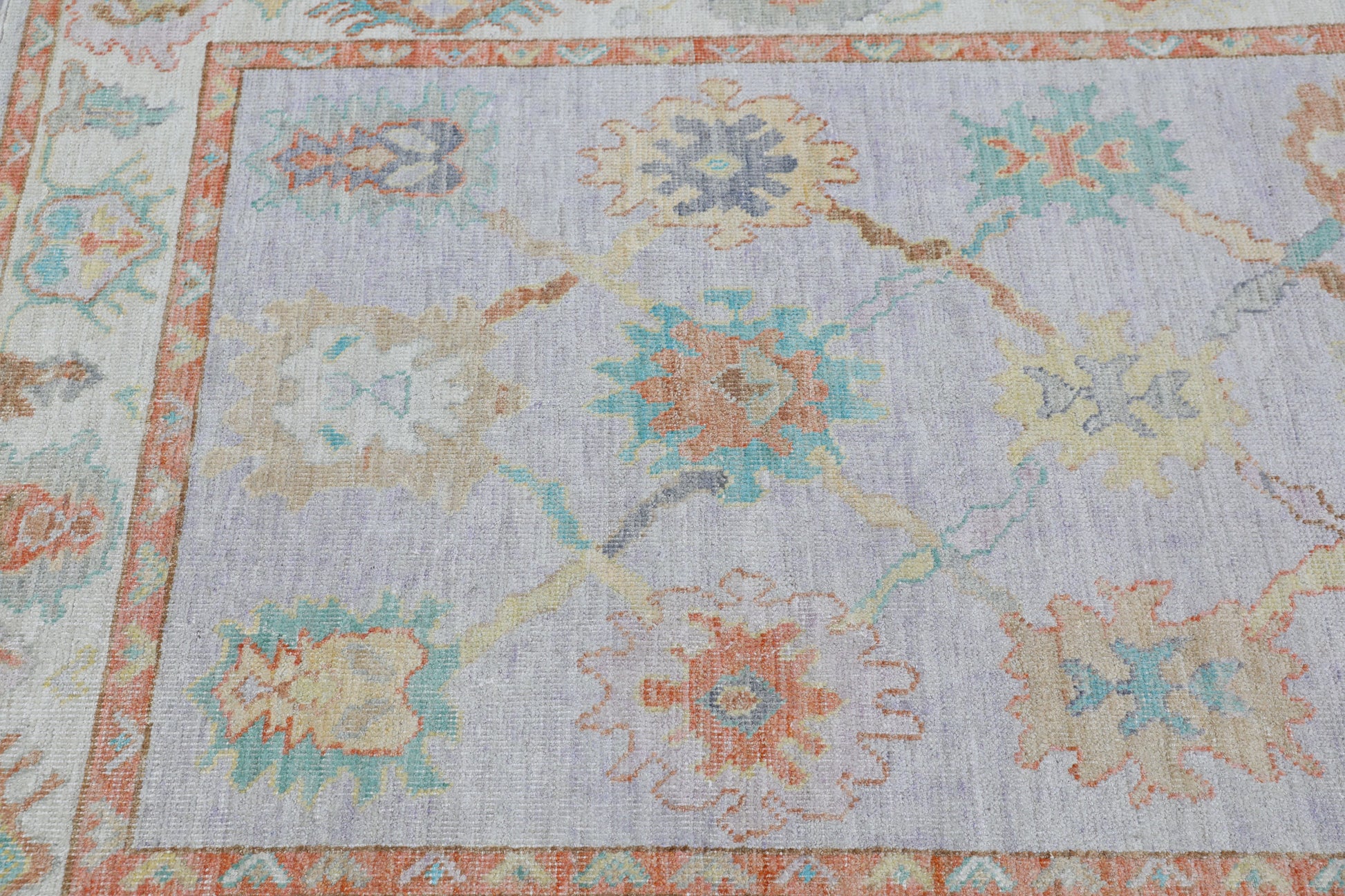 Turkish Oushak Rug 5'2" x 7' #2622