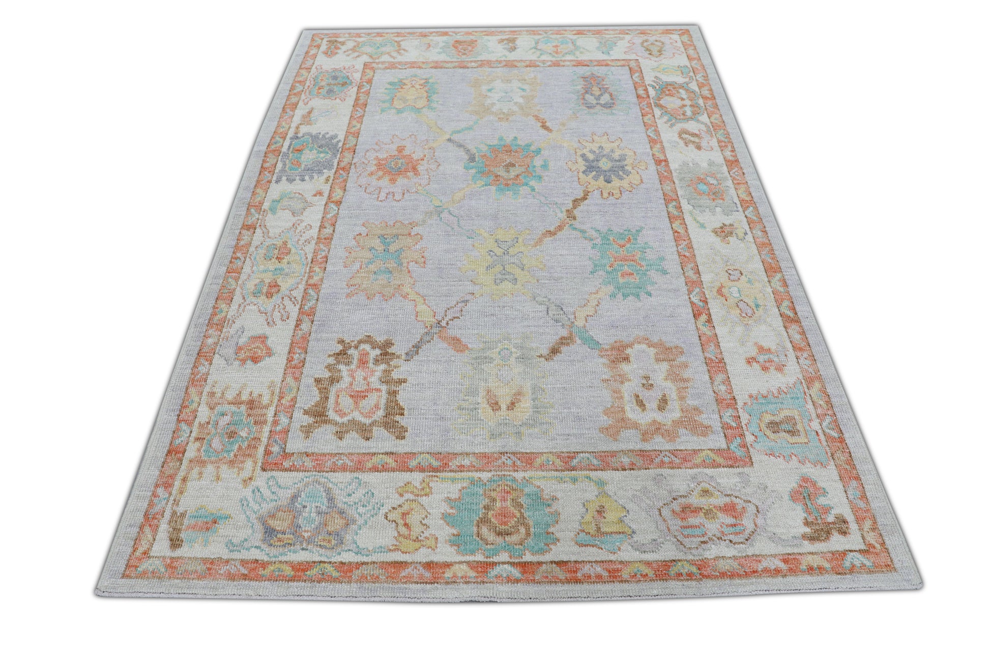 Turkish Oushak Rug 5'2" x 7' #2622
