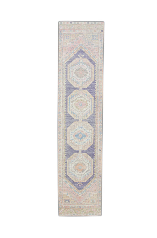 #4035 Turkish Oushak 2'11" x 12'5"