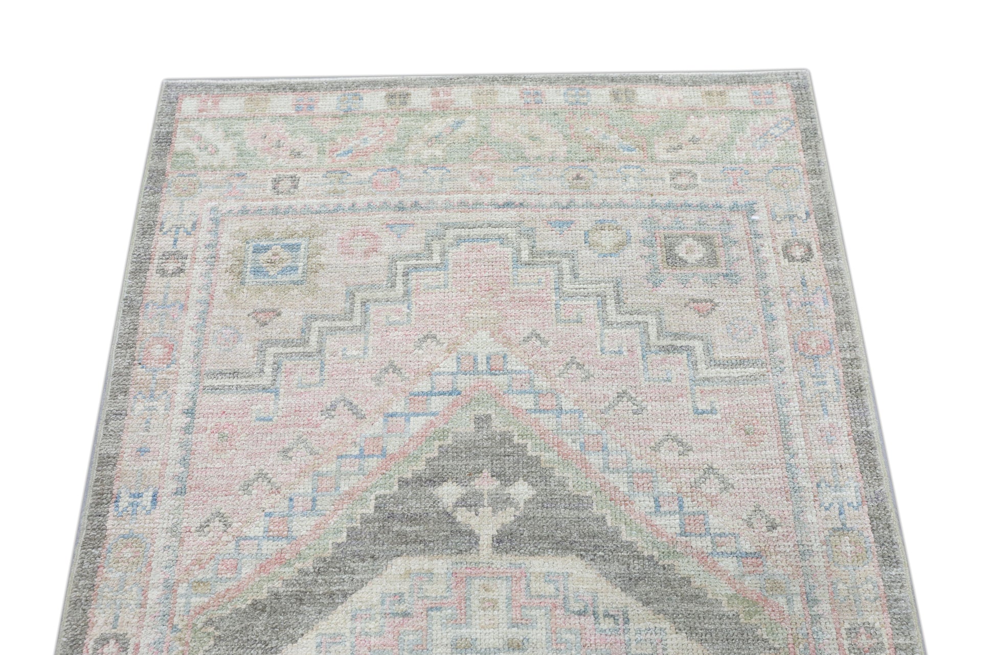 Turkish Oushak Rug 3'1" x 11'1" #4218