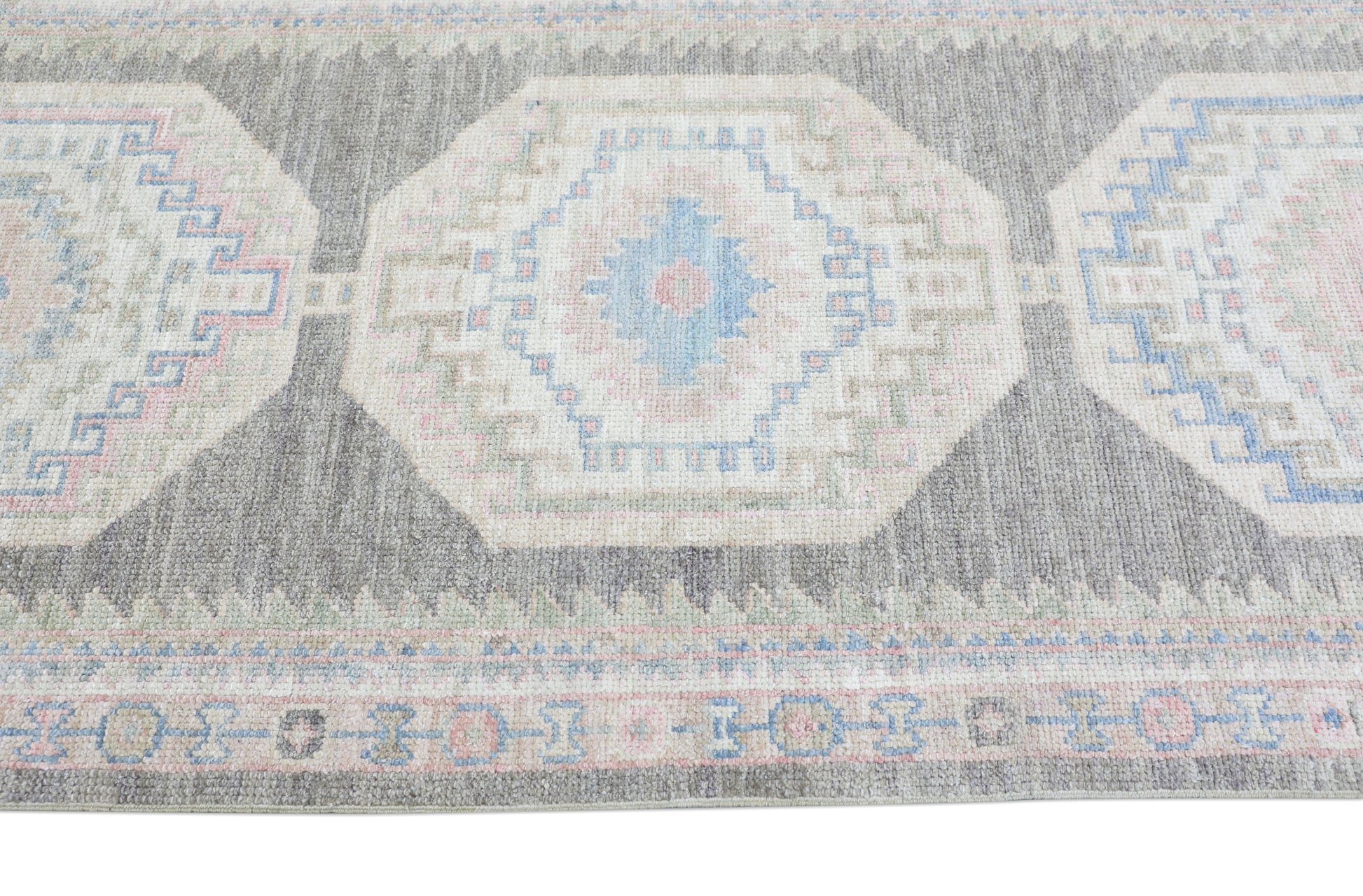 Turkish Oushak Rug 3'1" x 11'1" #4218