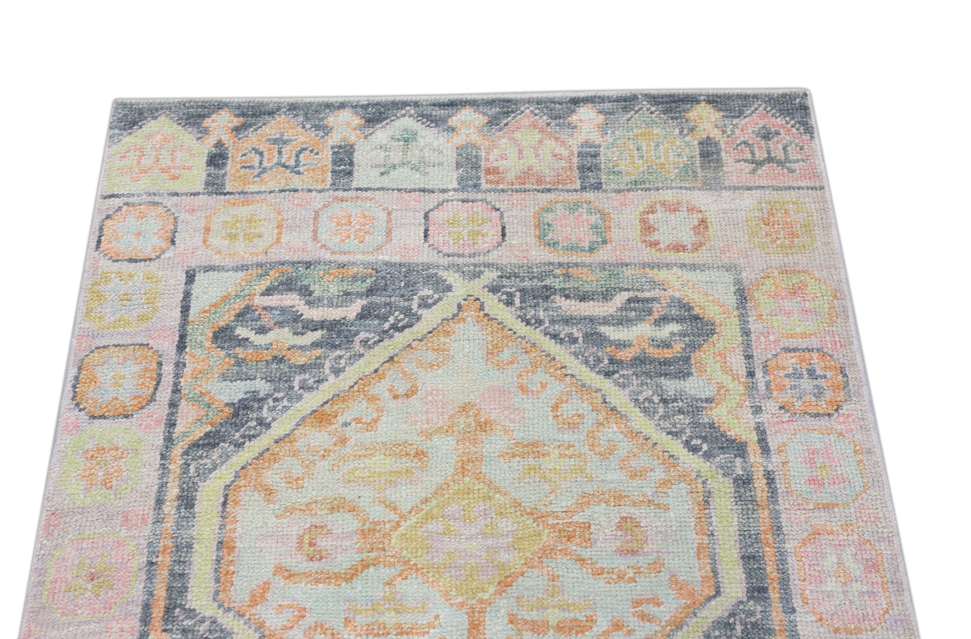 Turkish Oushak Rug 2'11" x 6'3" #4448