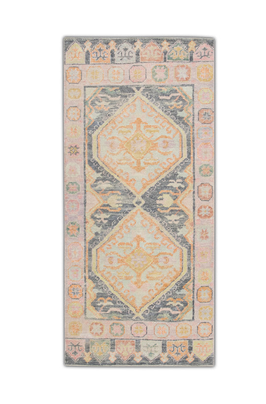 #4448 Turkish Oushak 2'11" x 6'3"