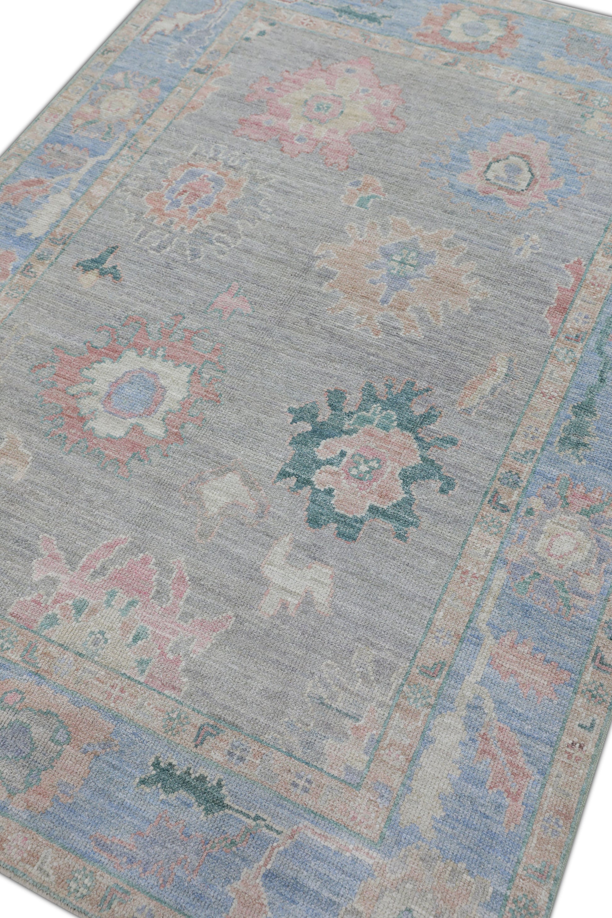 Turkish Oushak Rug 5' x 6'11" #2676