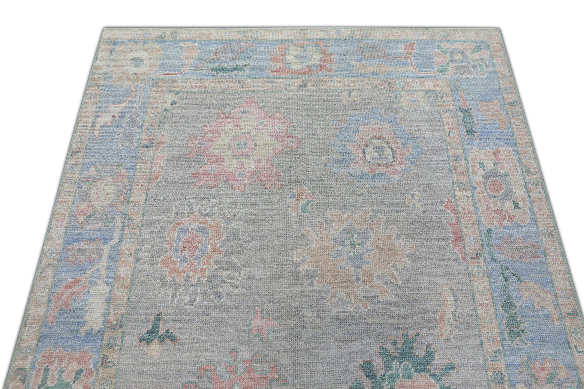 Turkish Oushak Rug 5' x 6'11" #2676