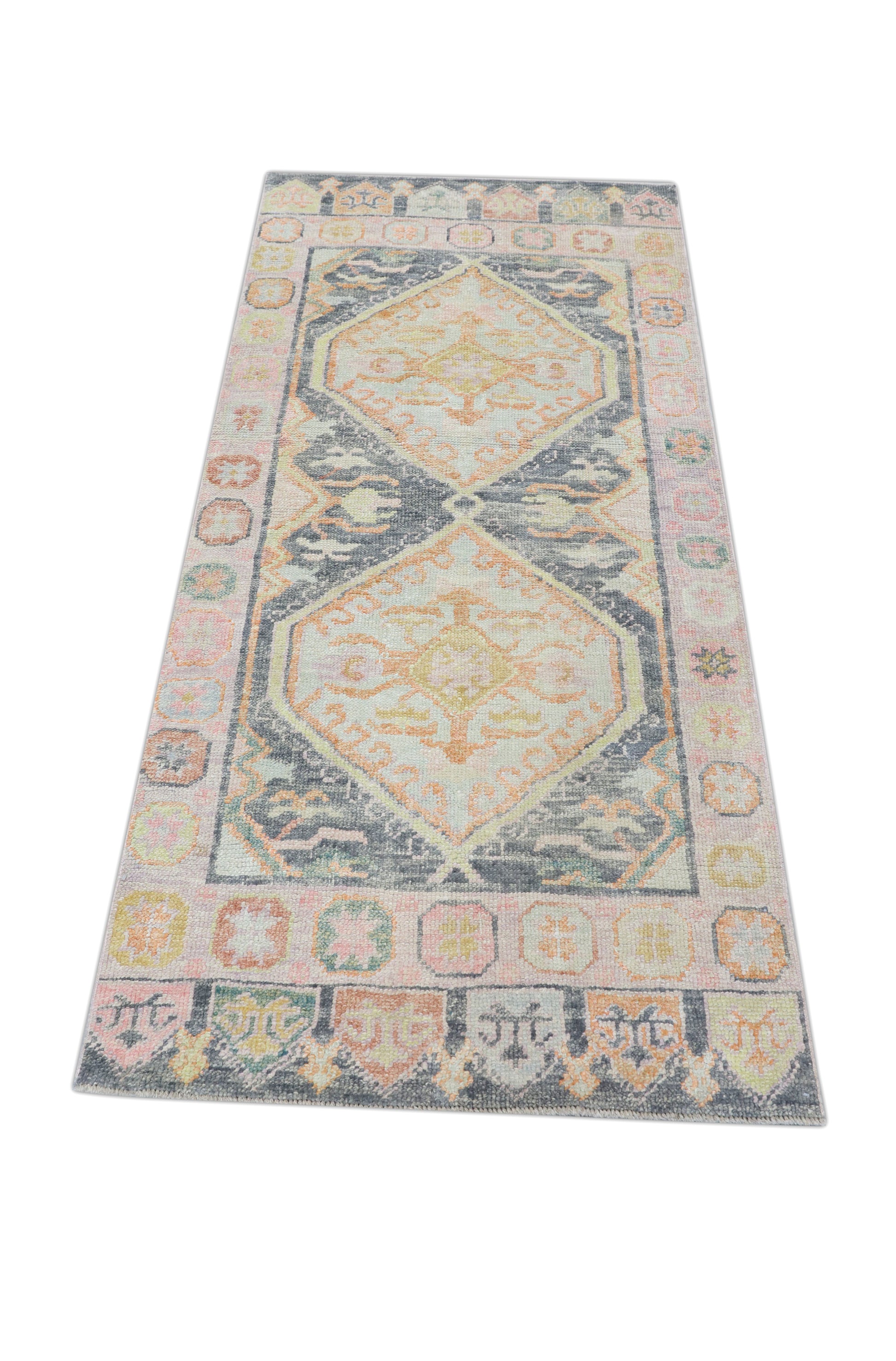 Turkish Oushak Rug 2'11" x 6'3" #4448
