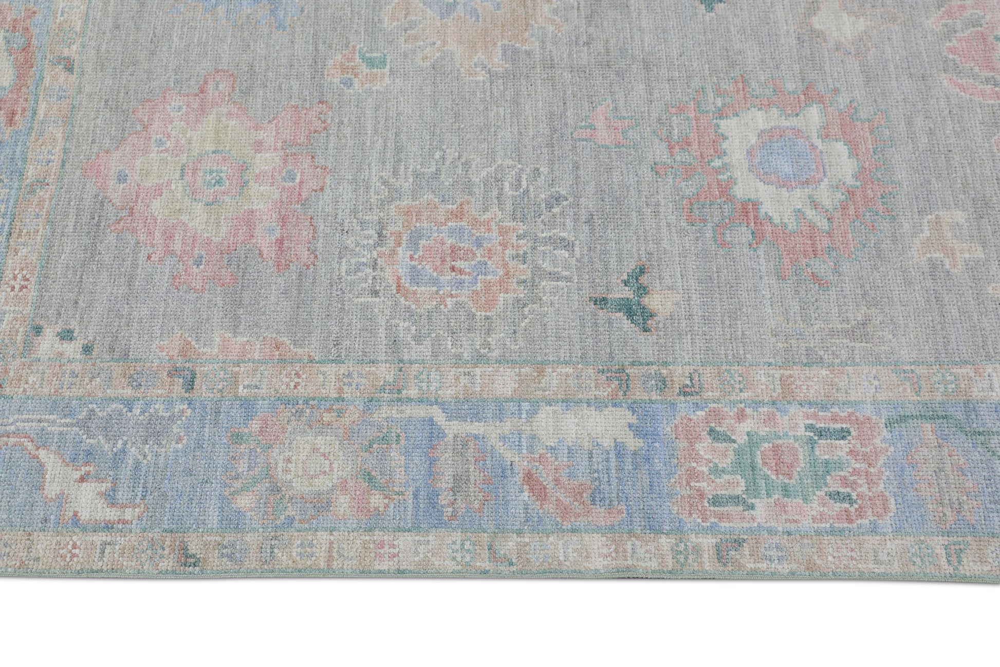 Turkish Oushak Rug 5' x 6'11" #2676