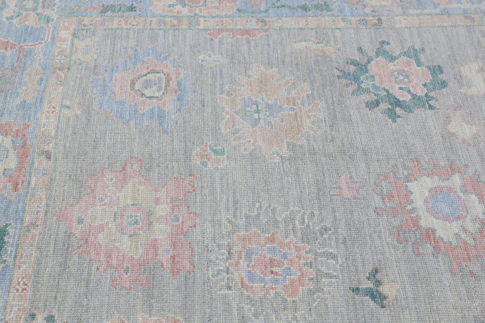 Turkish Oushak Rug 5' x 6'11" #2676