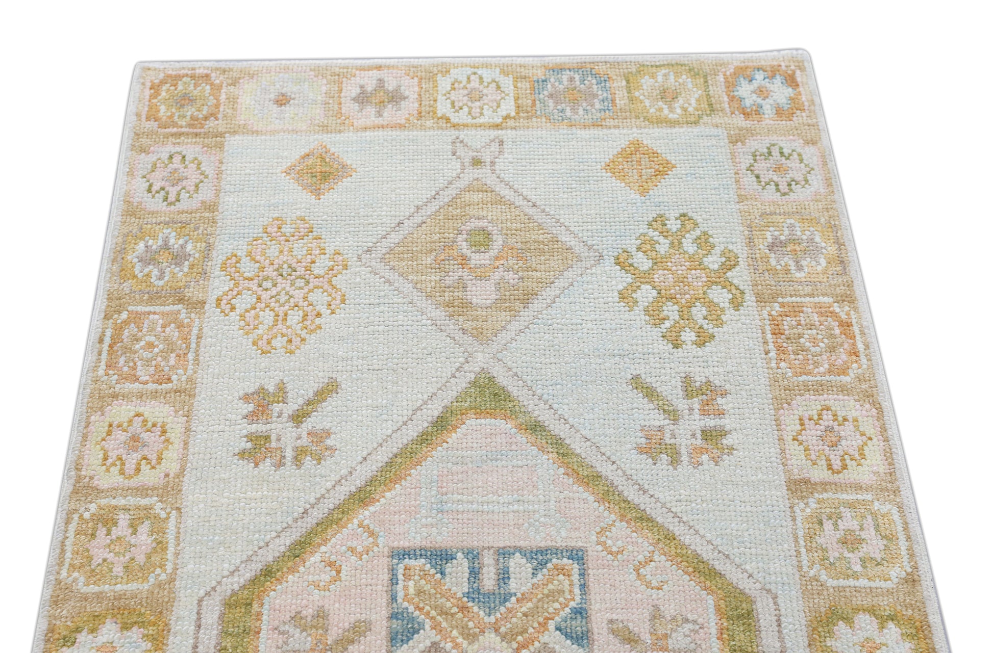 Turkish Oushak Rug 2'10" x 12'1" #4382