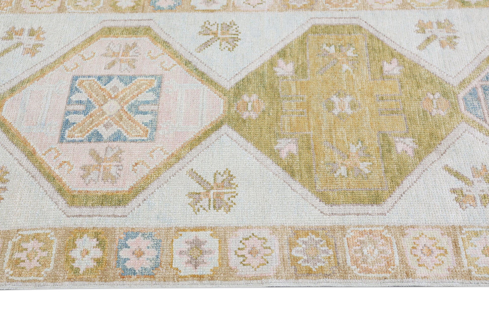 Turkish Oushak Rug 2'10" x 12'1" #4382