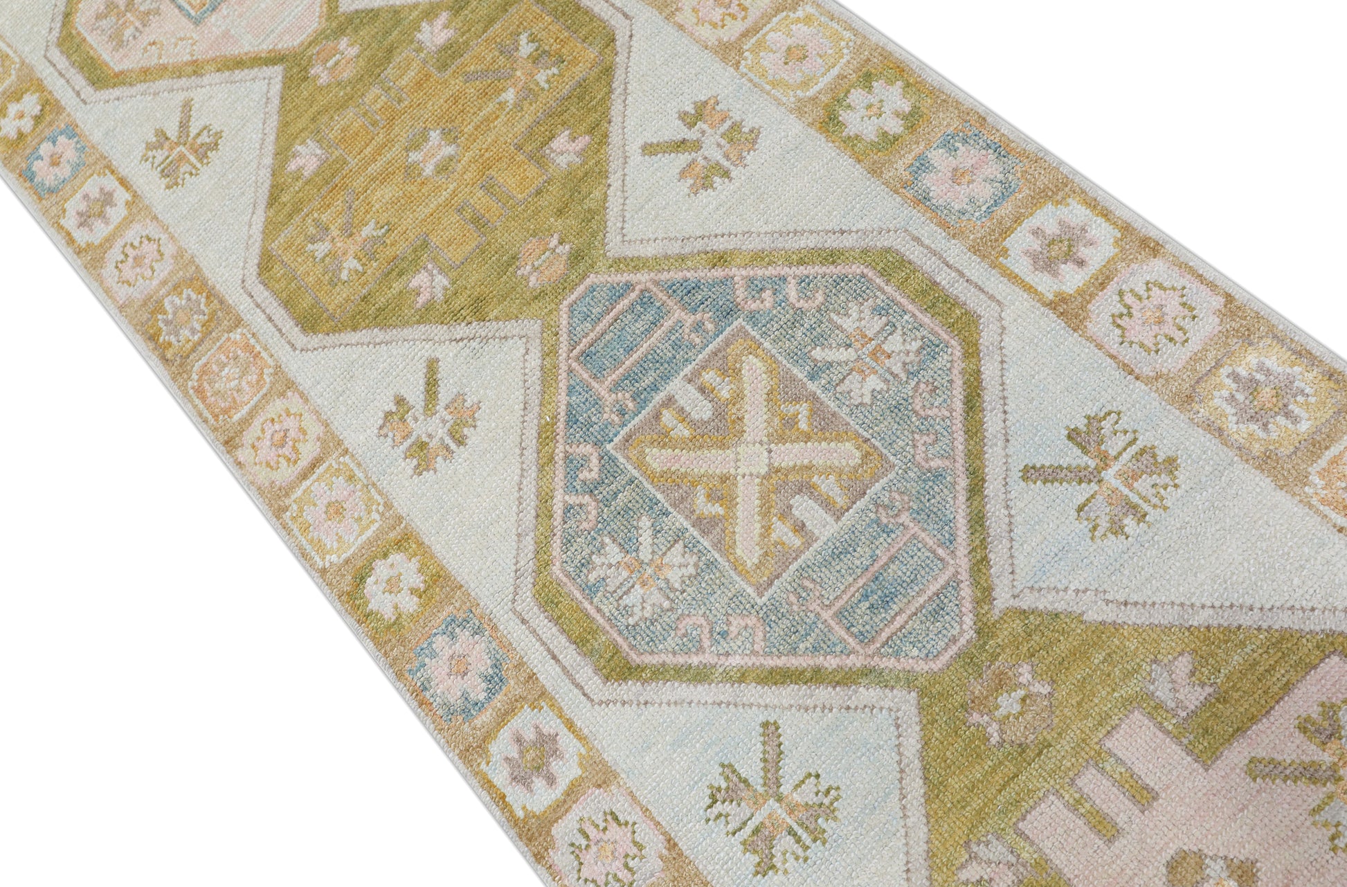 Turkish Oushak Rug 2'10" x 12'1" #4382