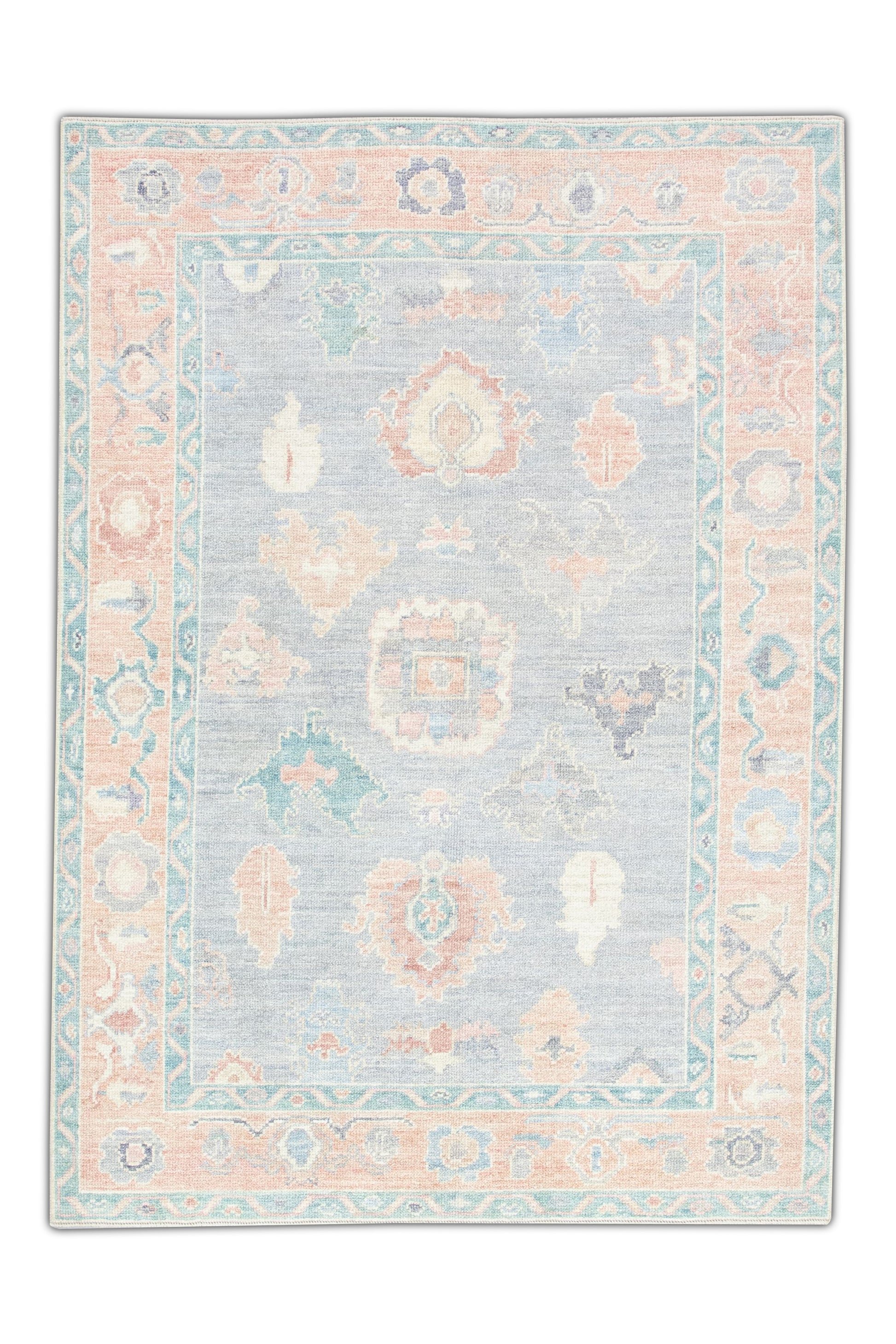 Turkish Oushak Rug 5' x 6'10" #2715