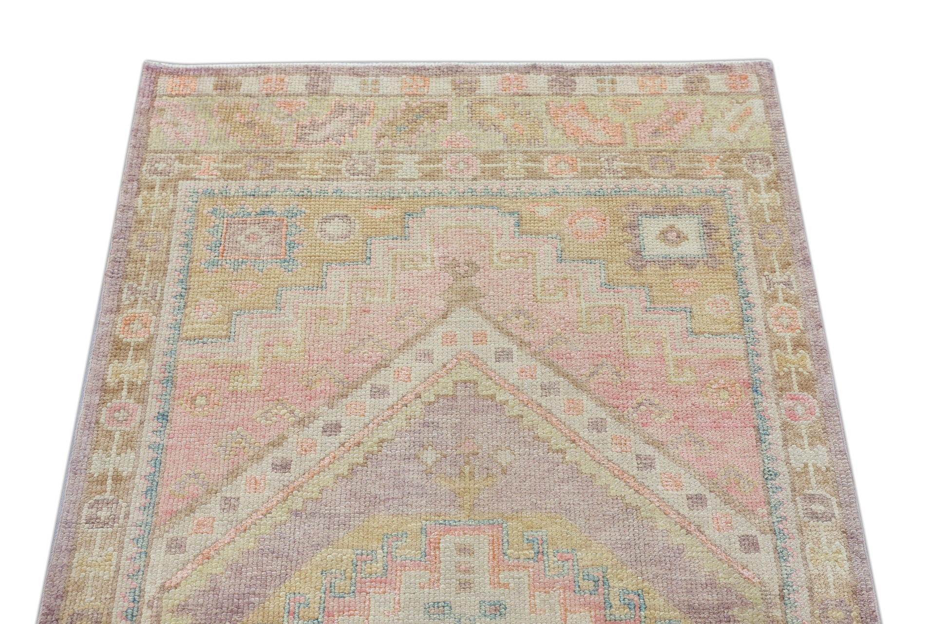 Turkish Oushak Rug 3' x 10'5" #4402