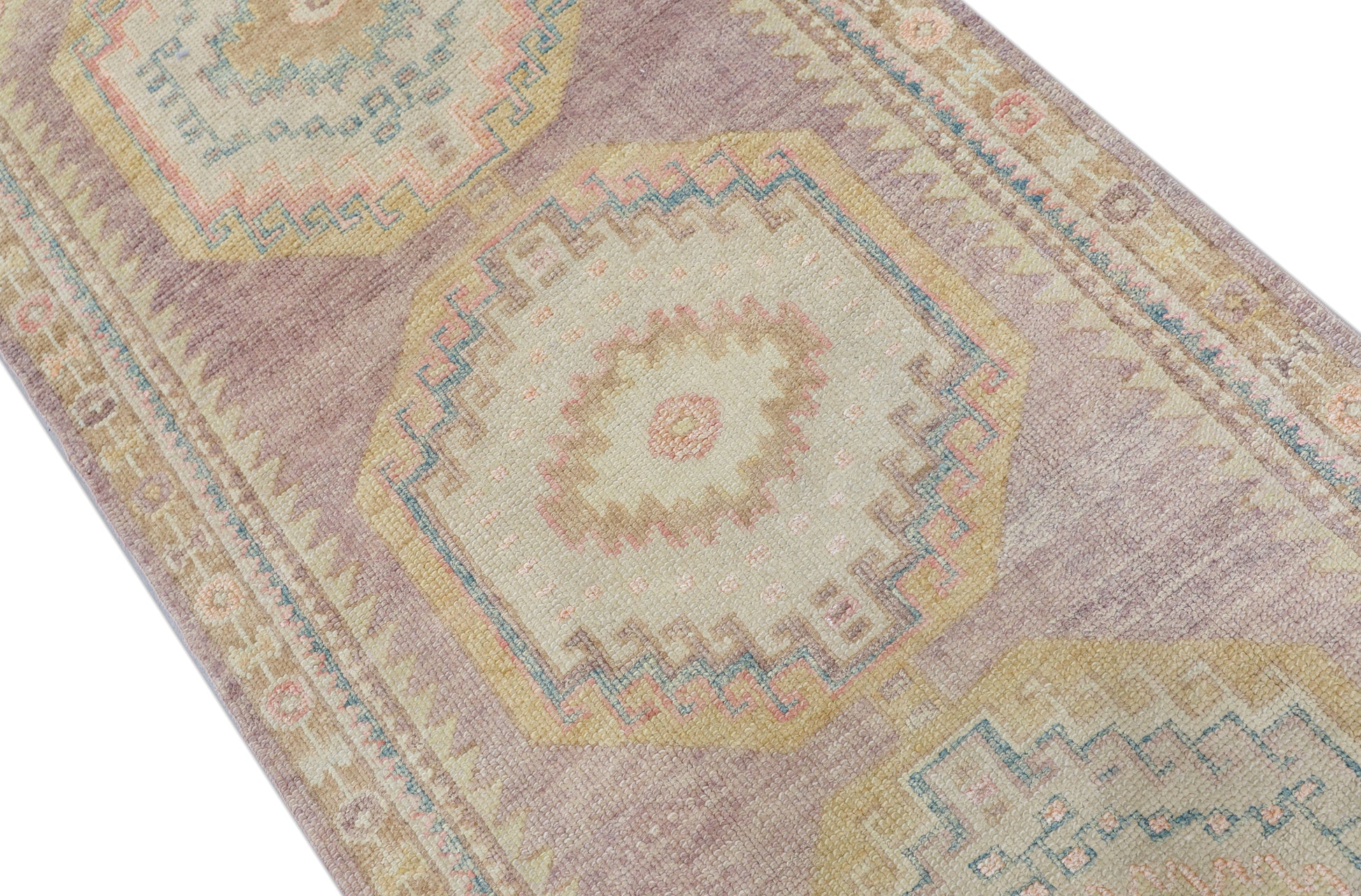 Turkish Oushak Rug 3' x 10'5" #4402