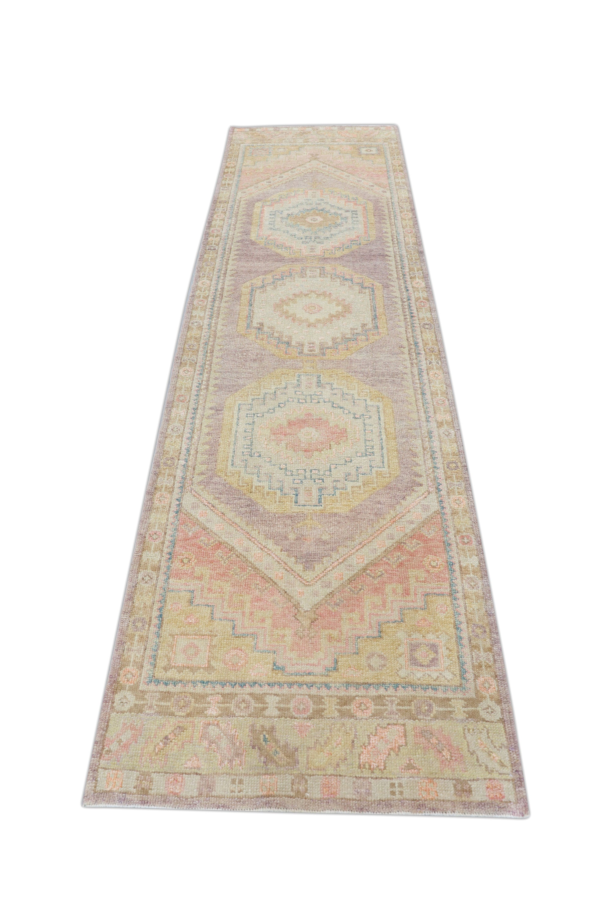 Turkish Oushak Rug 3' x 10'5" #4402