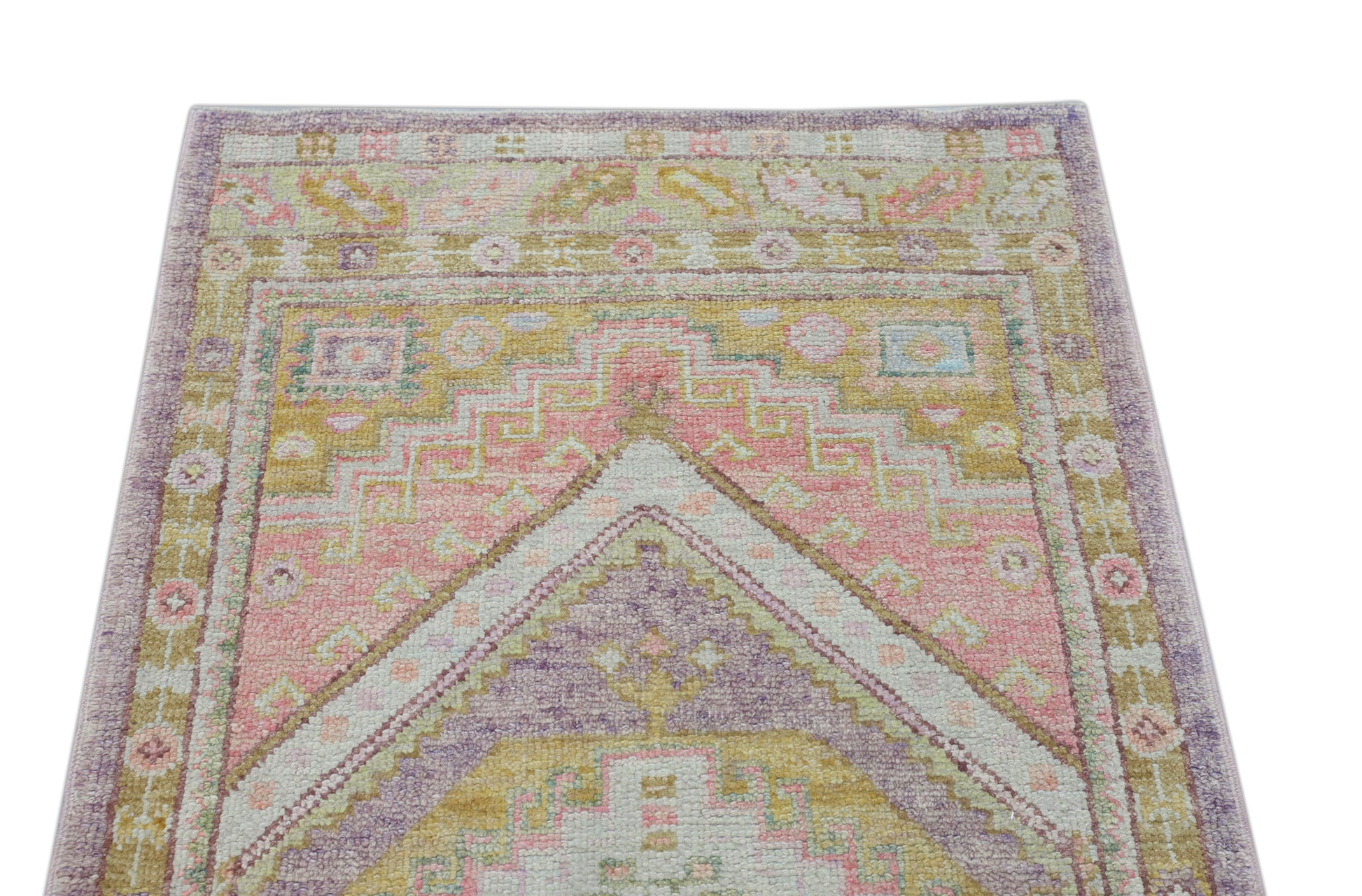 Turkish Oushak Rug 3' x 10'3" #4025