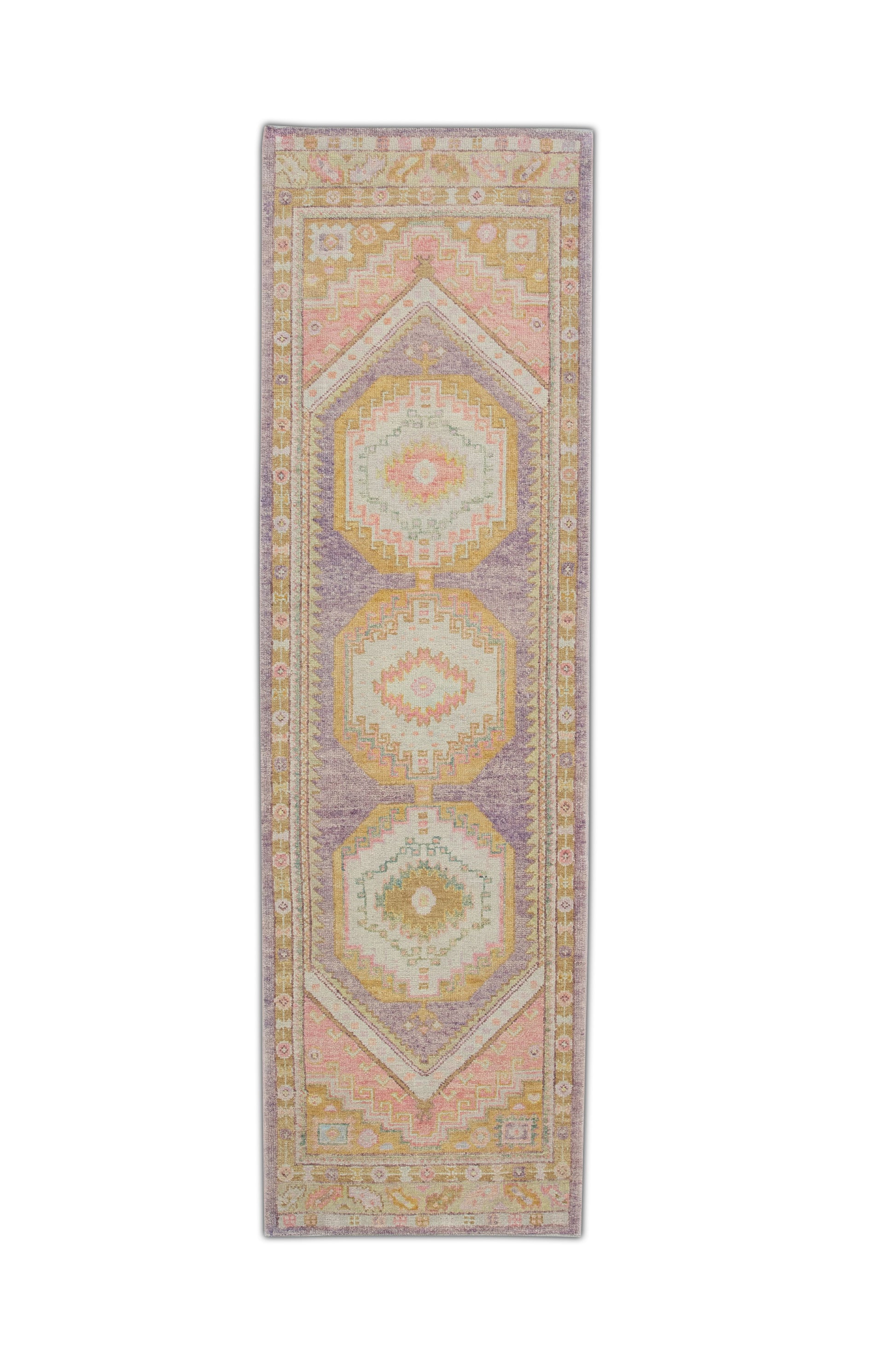Turkish Oushak Rug 3' x 10'3" #4025